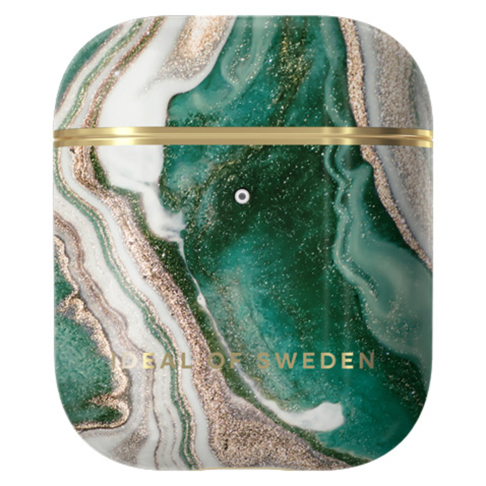 Airpods Estuche Moda Mármol Jade Dorado Ideal Of Sweden - nuevo