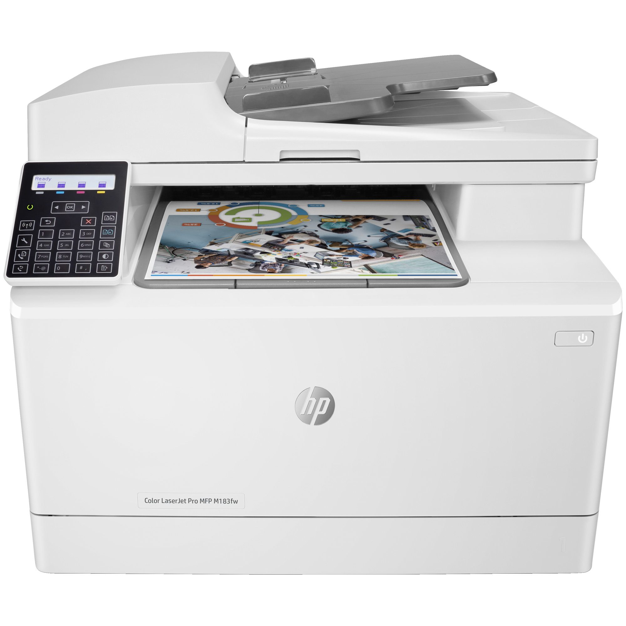 HP Color LaserJet Pro MFP M183fw 7KW56A#B19 - vue 2