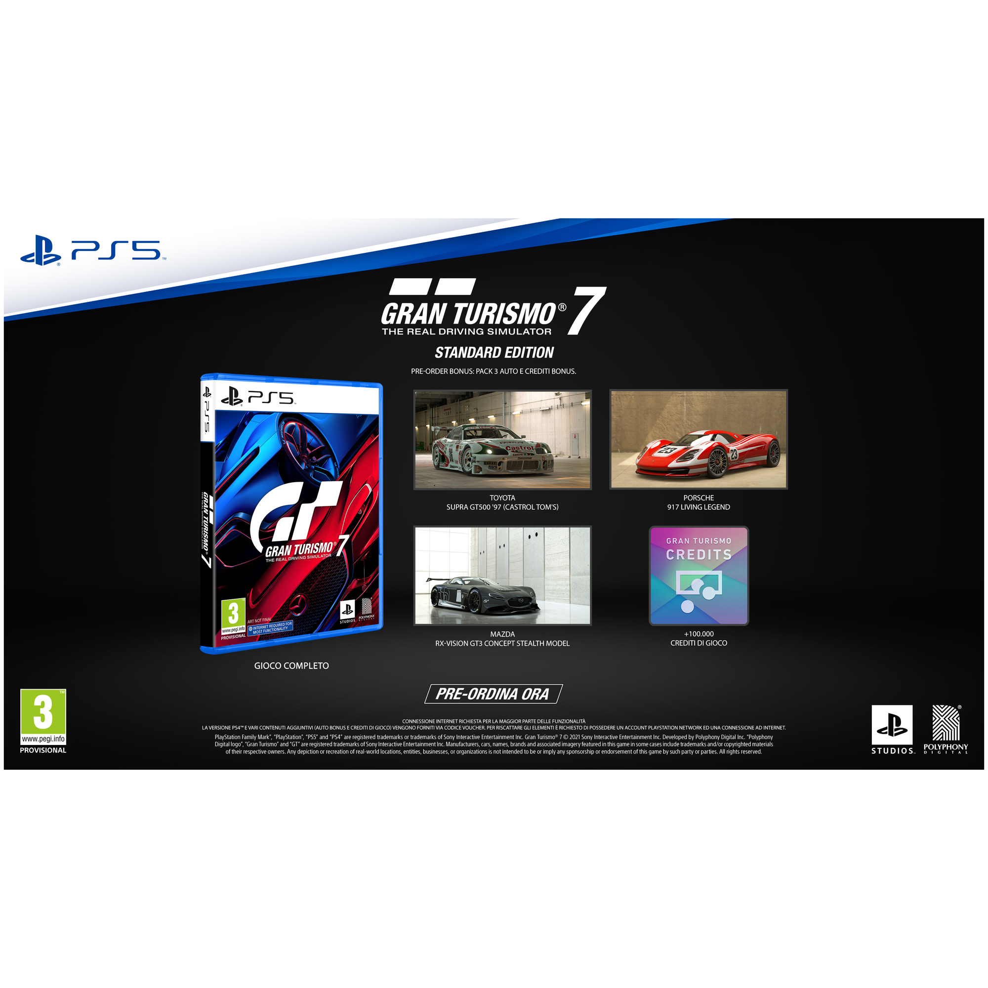 Sony Gran Turismo 7 Standard Multilingue PlayStation 5 - Neuf