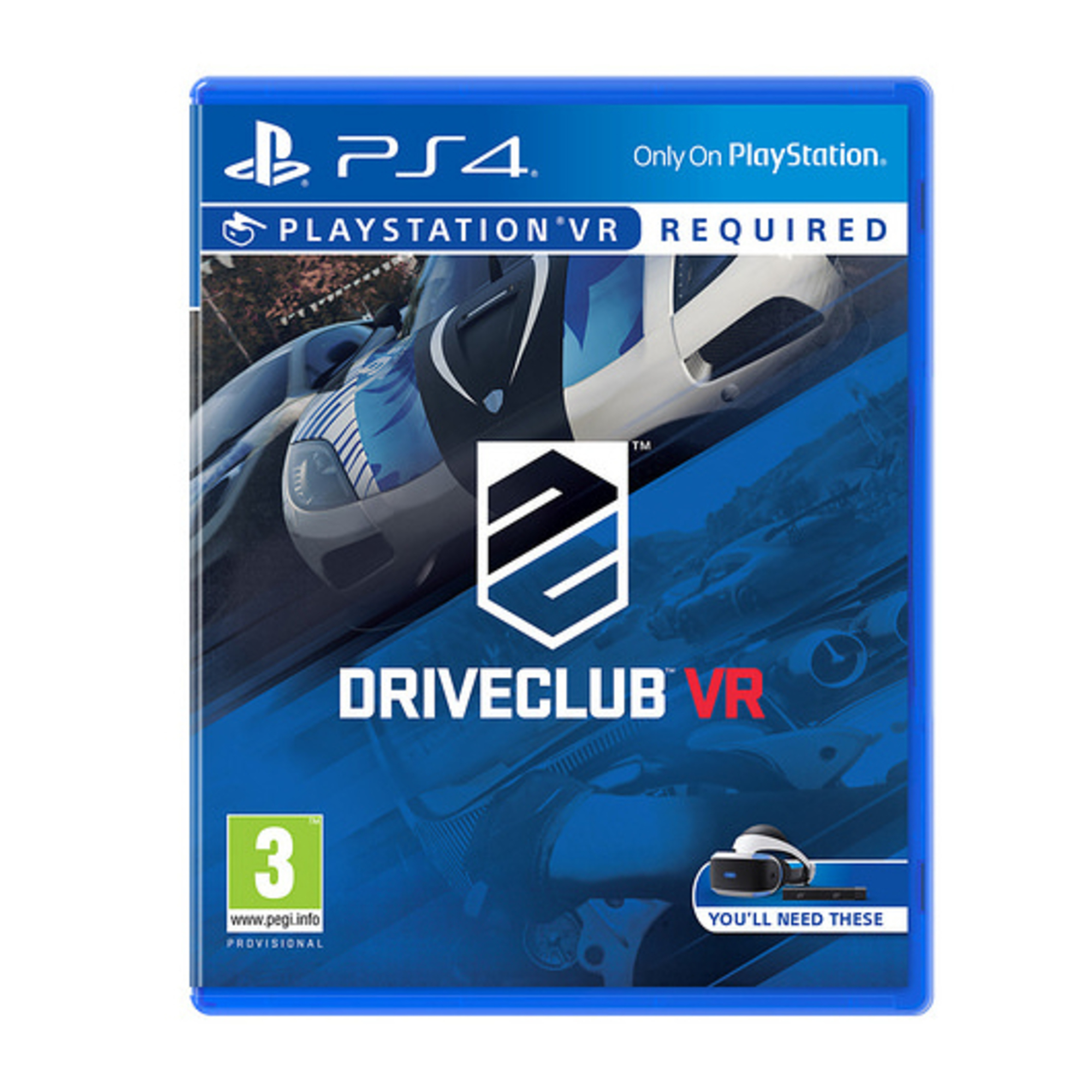 Sony DriveClub, VR Standard PlayStation 4 - Neuf