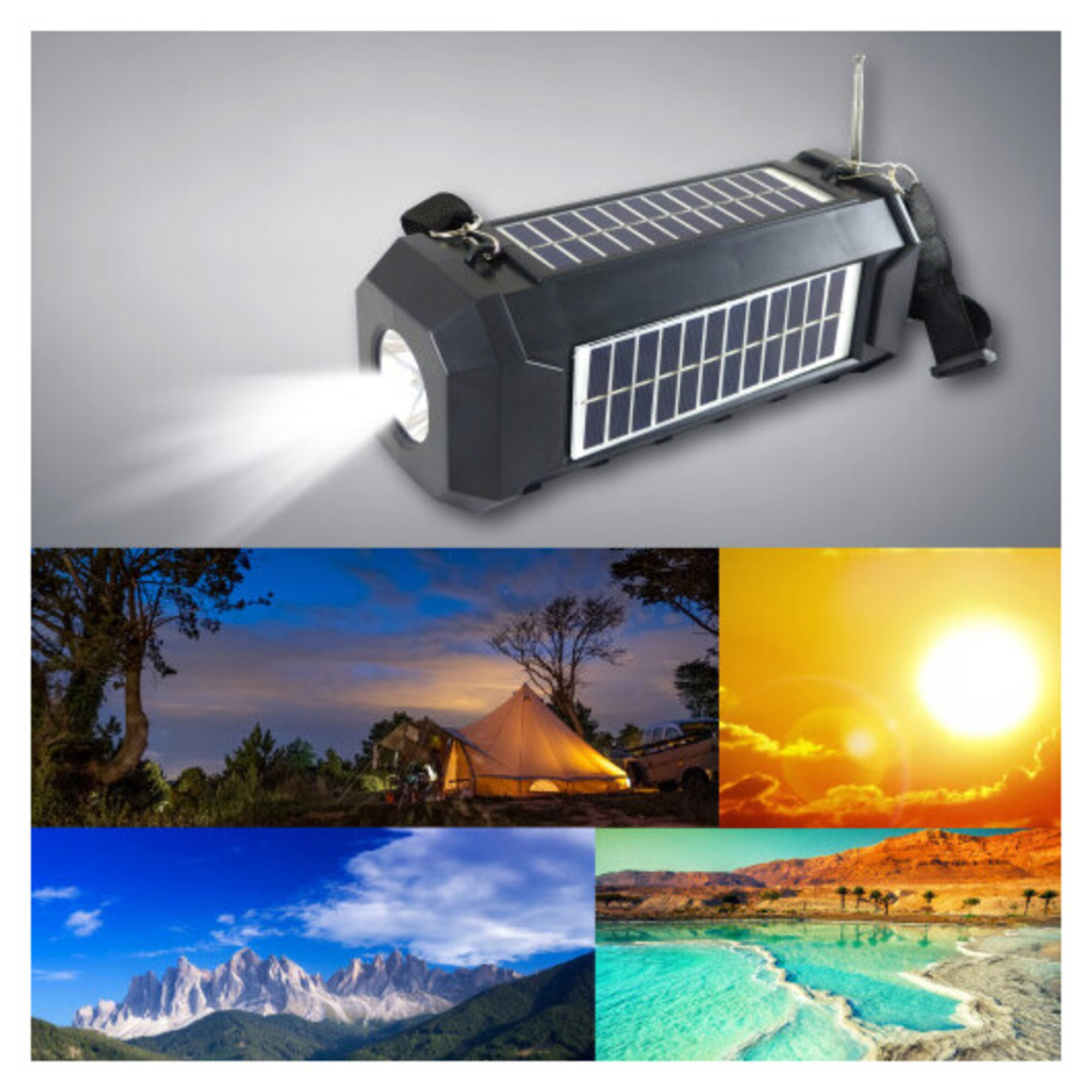 Radio solaire enceinte portable sans fil SOLARWAVE - Neuf