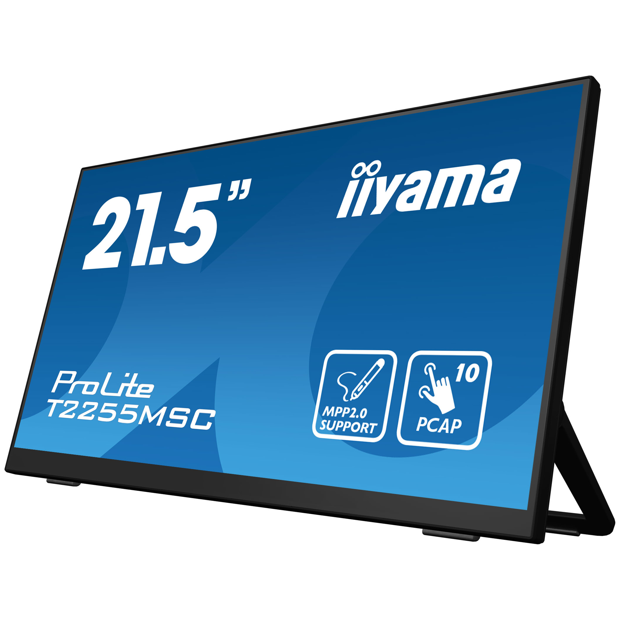 iiyama ProLite T2255MSC-B1 écran plat de PC 54,6 cm (21.5 ) 1920 x 1080 pixels Full HD LCD Écran tactile Noir - Neuf