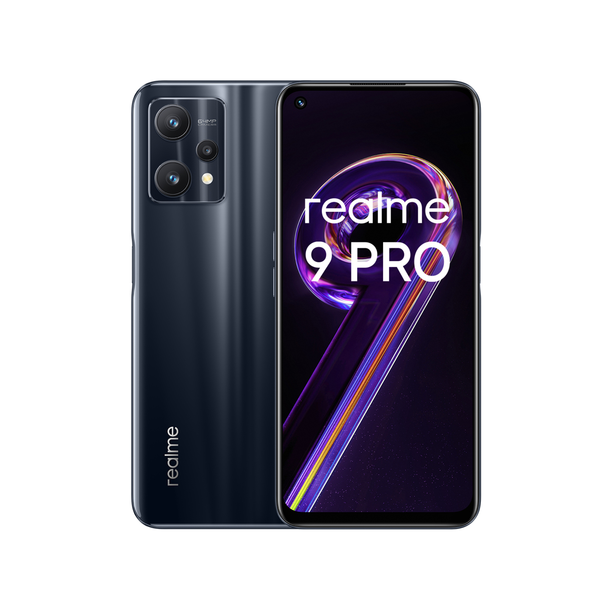 realme 9 Pro (5G) 128 Go, Noir Minuit, Débloqué - Très bon état