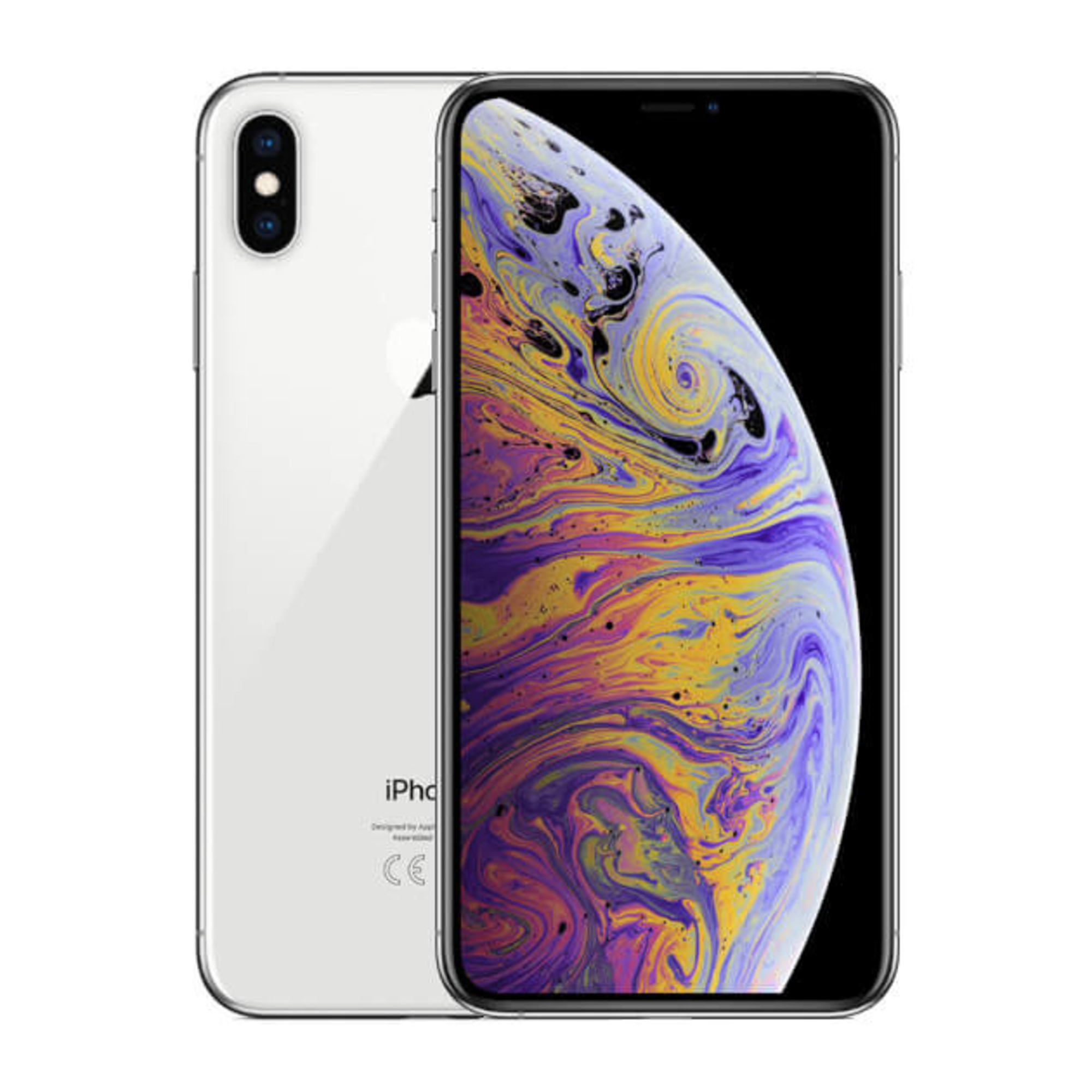 iPhone XS Max 256 Go, Argent, débloqué - Bon état