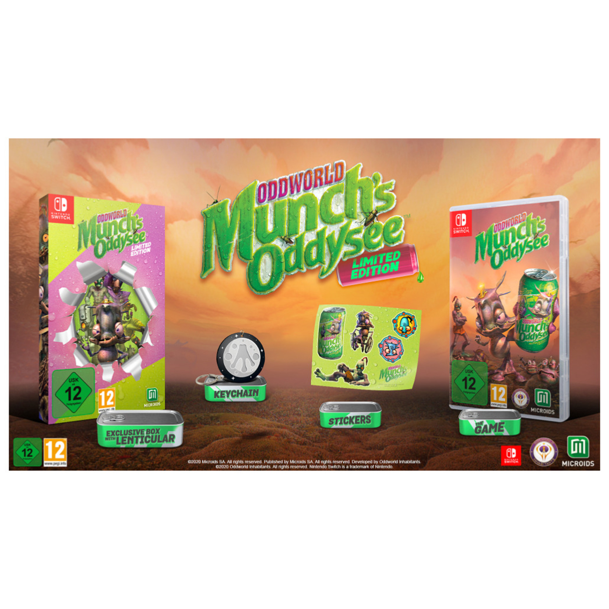 Oddworld Munch?s Oddysee Edition Limitée Switch - Neuf