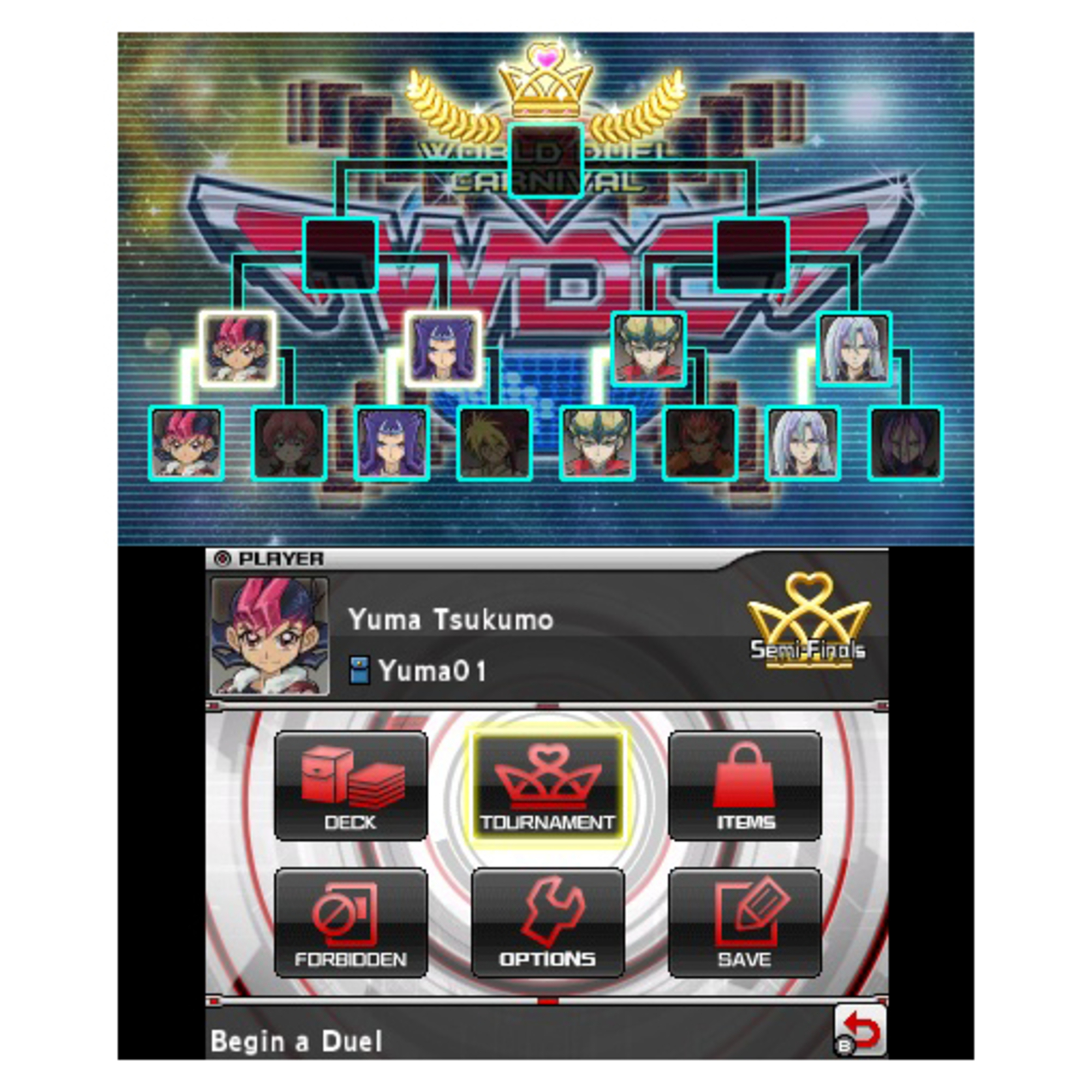 Yu Gi Oh! Zexal World Duel Carnival Jeu 3DS - vue 3
