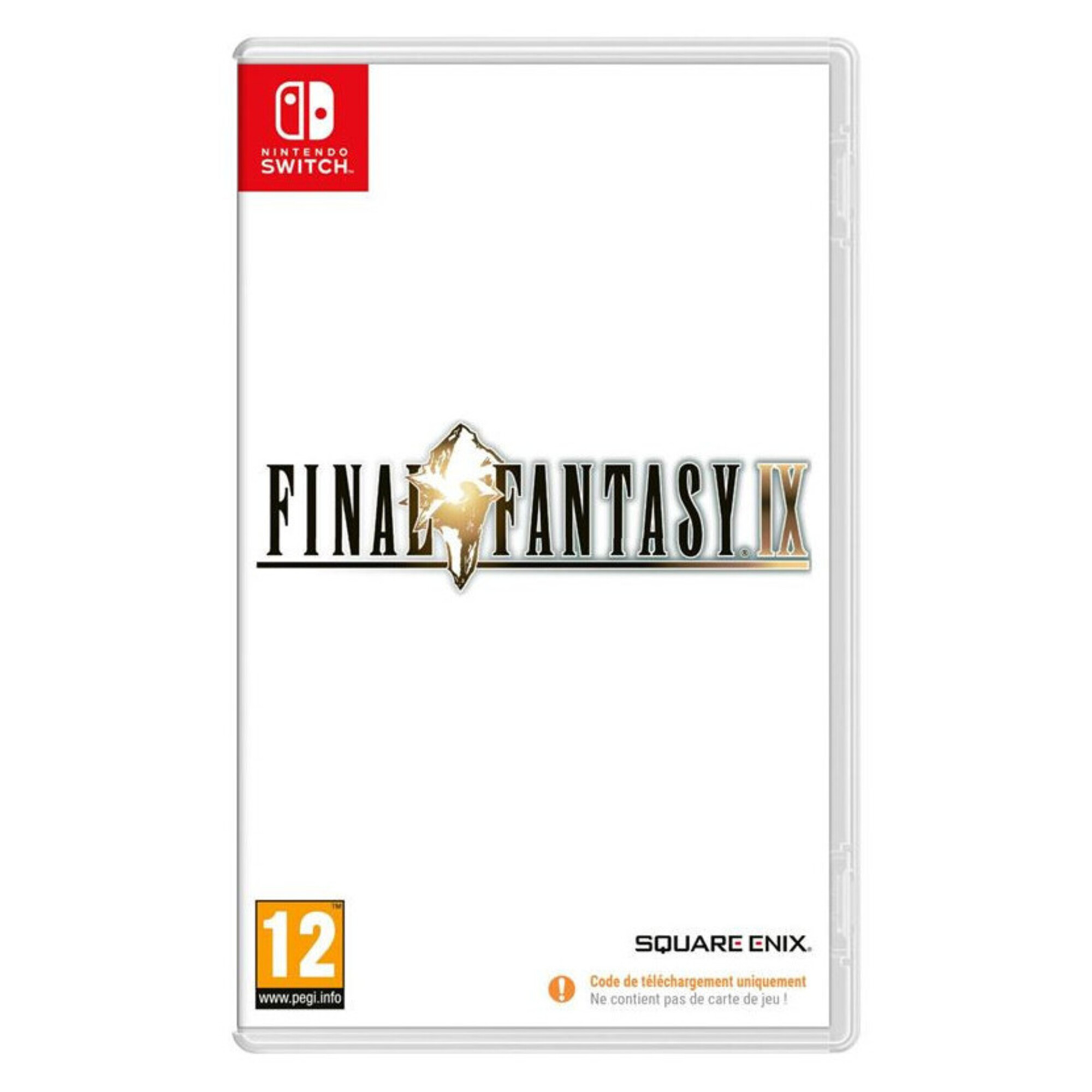FINAL FANTASY IX CODE DANS UNE BOÎTE NINTENDO SWITCH - vue 2