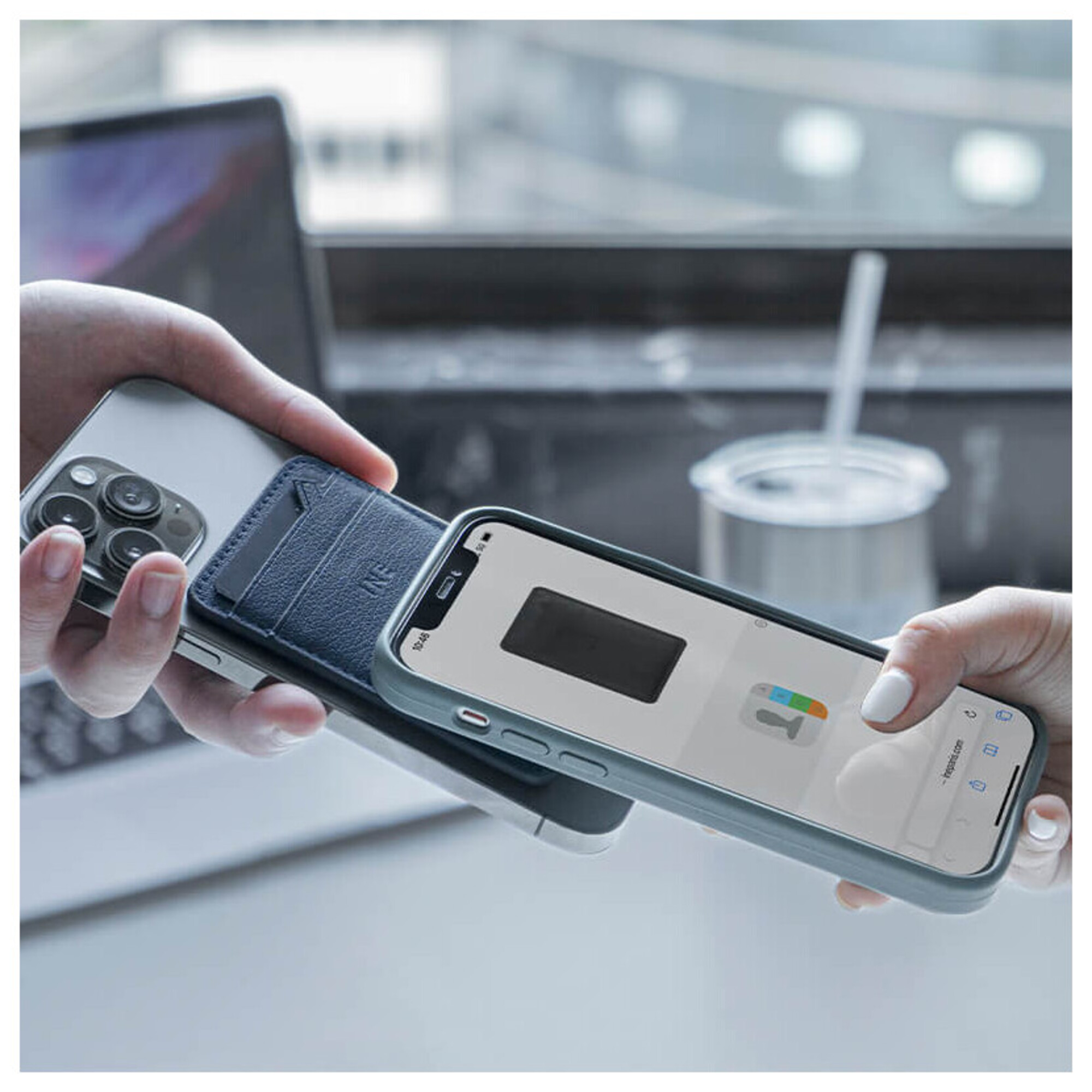 Porte Cartes INE Mini Wallet – NFC, 2 Emplacements Anti-RFID - vue 5