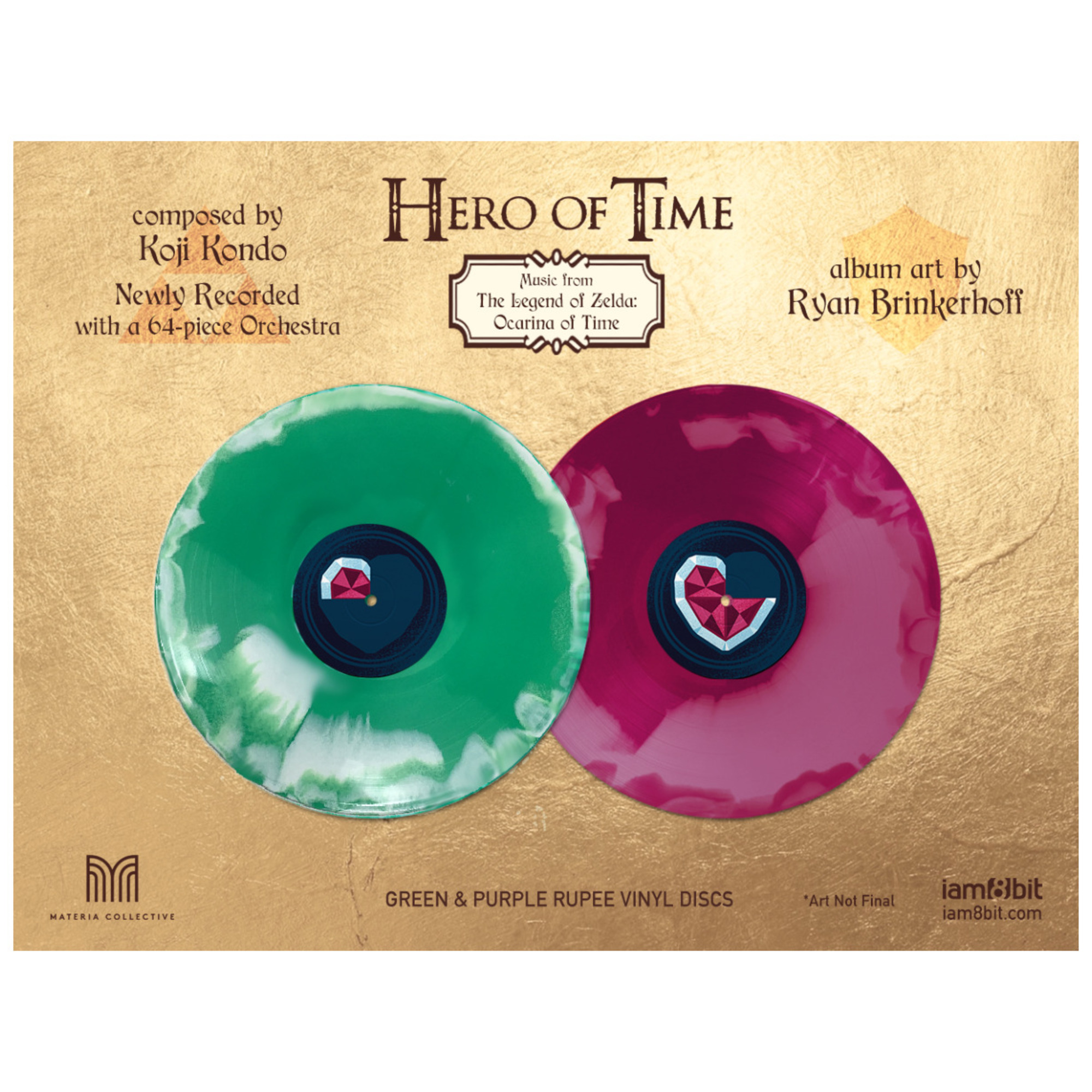 Vinyle Hero of Time 2xLP music from The Legend of Zelda Ocarina of Time and - vue 3