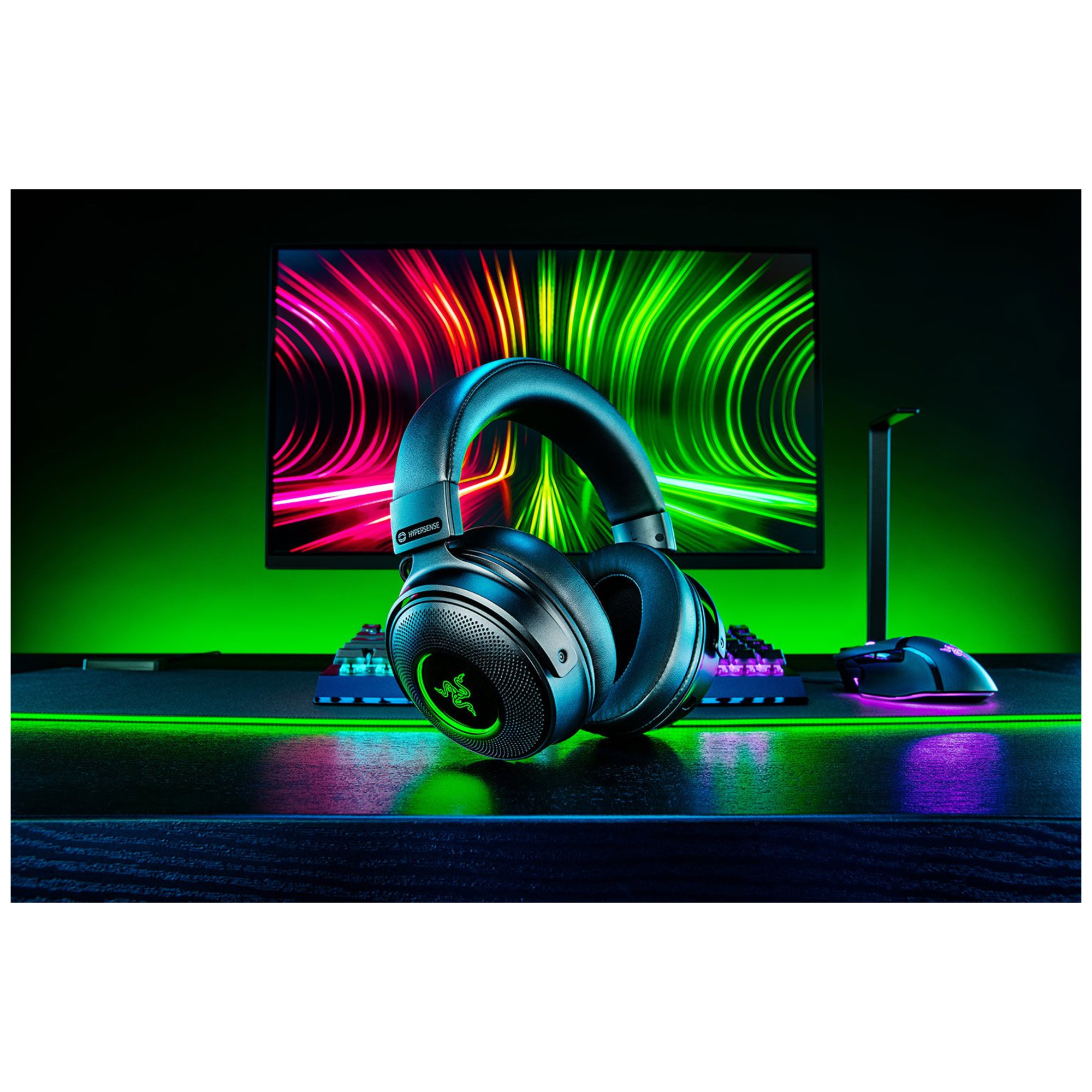 Razer Kraken V3 Pro Casque Avec fil &sans fil Arceau Jouer USB Type-A Noir - Neuf