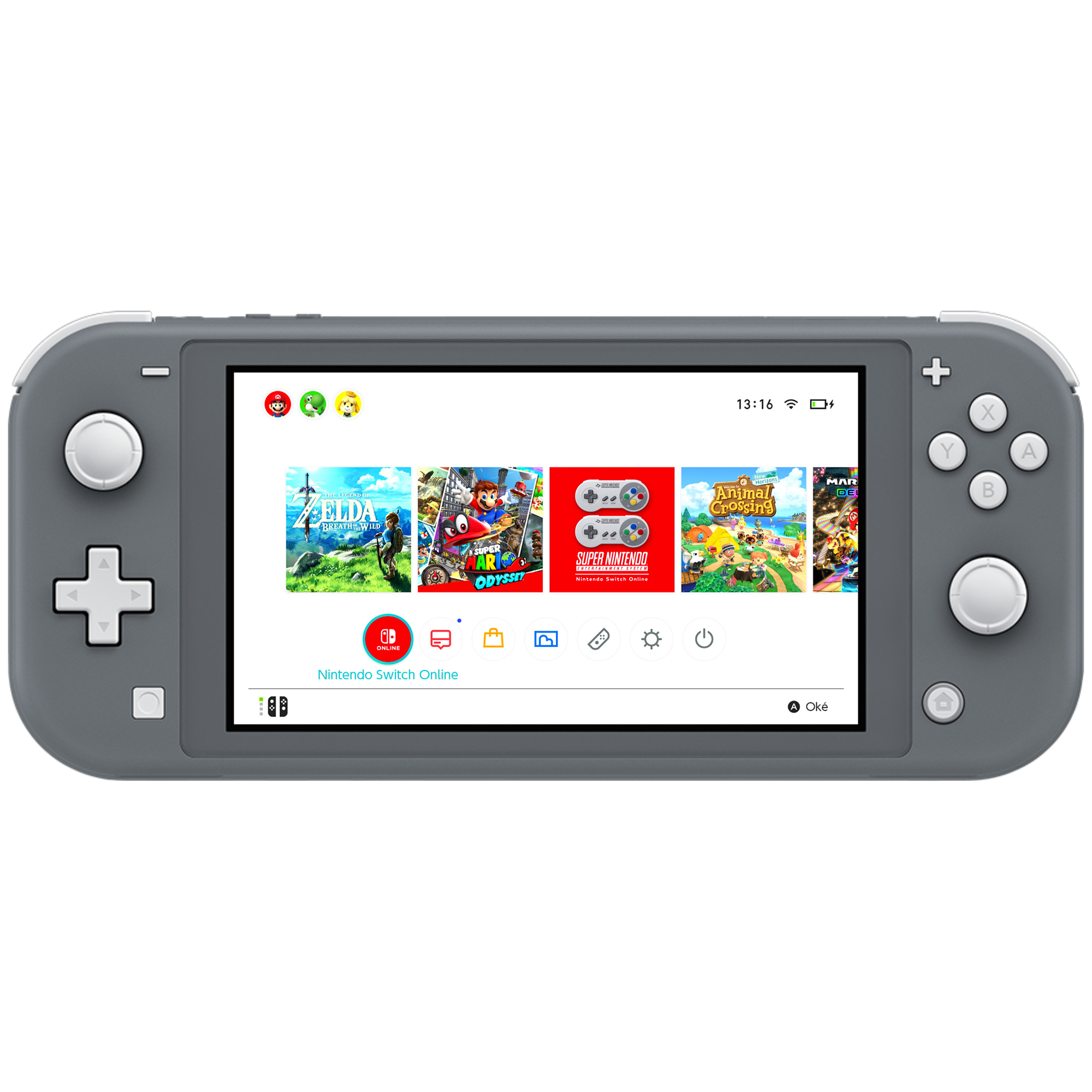 Switch Lite 32 Go - Console de jeux portables 14 cm (5.5 ) Écran tactile Wifi, Grise - Très bon état