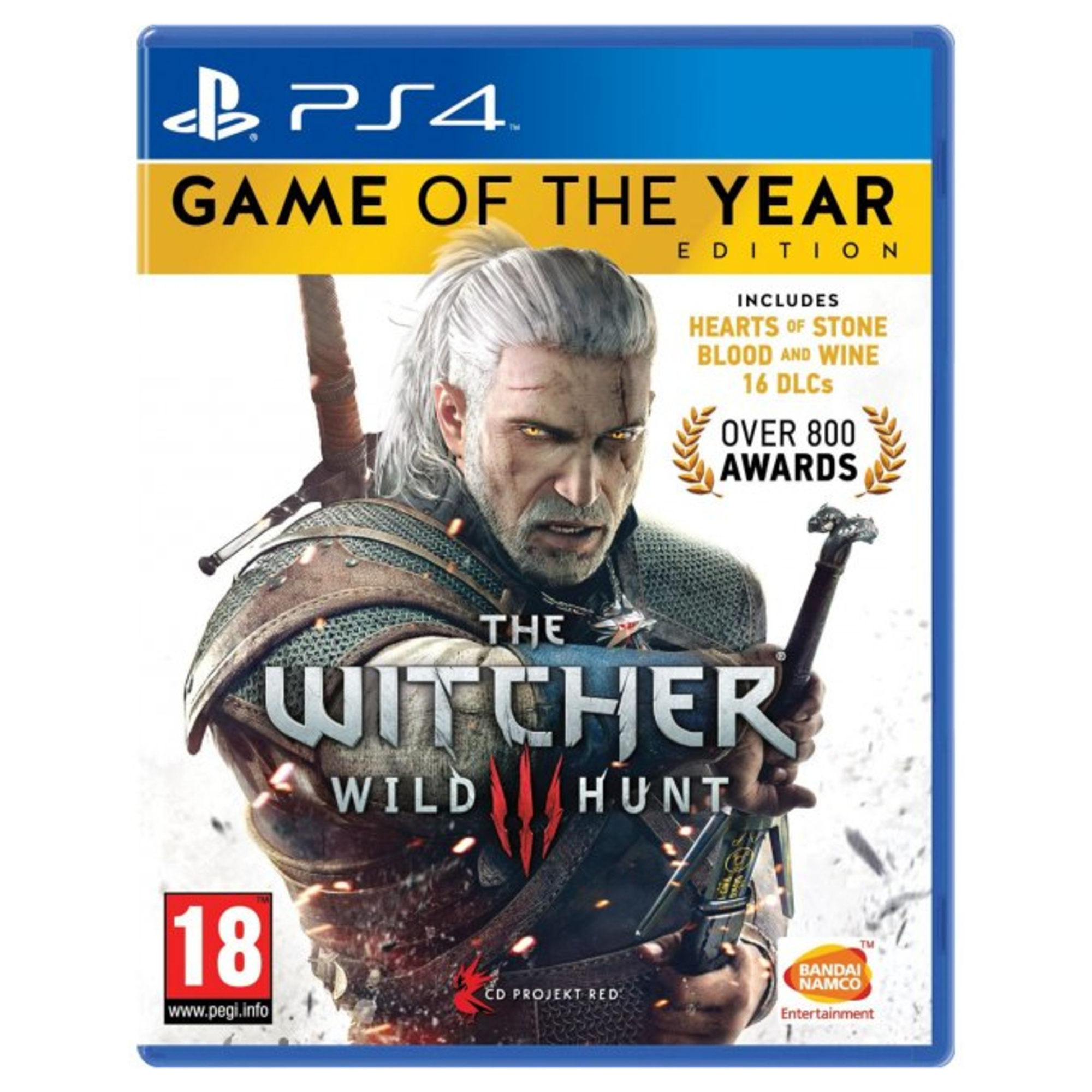 Bandai The Witcher 3 Wild Hunt Game of the Year Edition PS4 PlayStation 4 Neuf