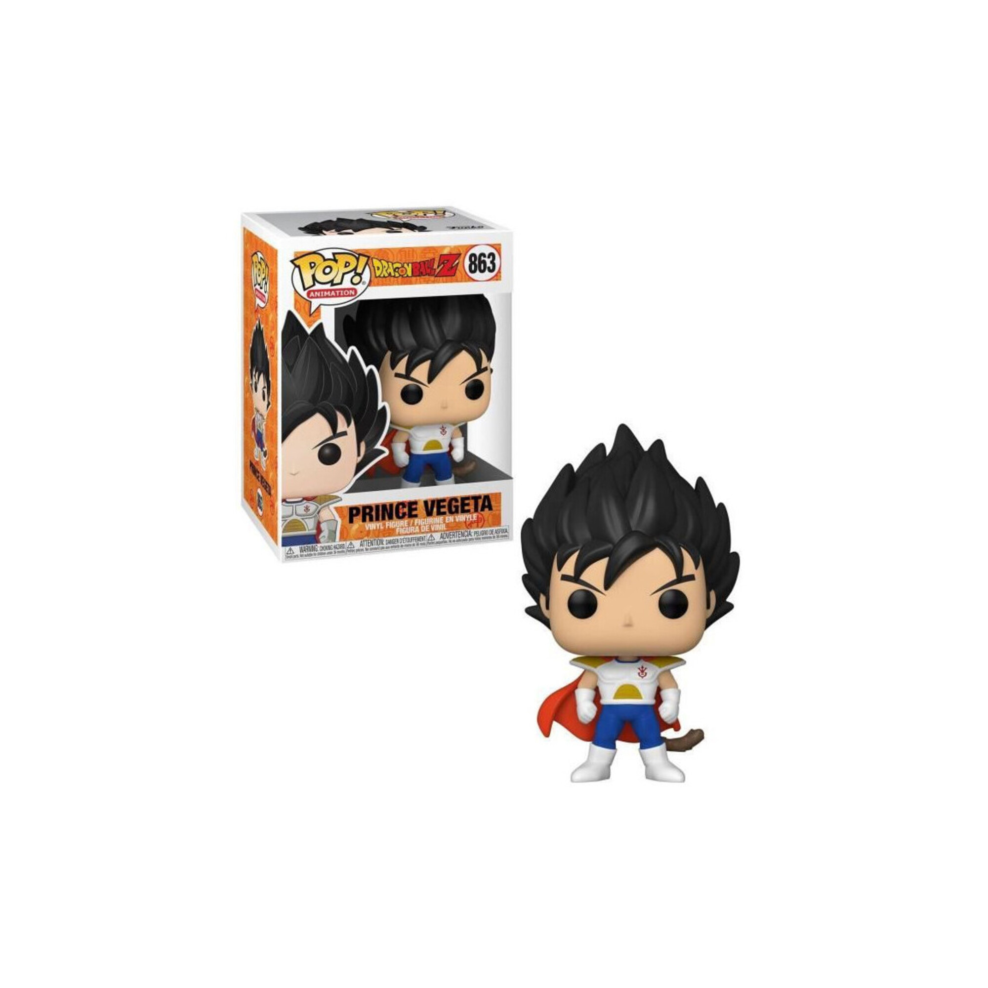 ¡Figurita Funko Pop! Animation: Dragon Ball Z - Príncipe Vegeta - nuevo