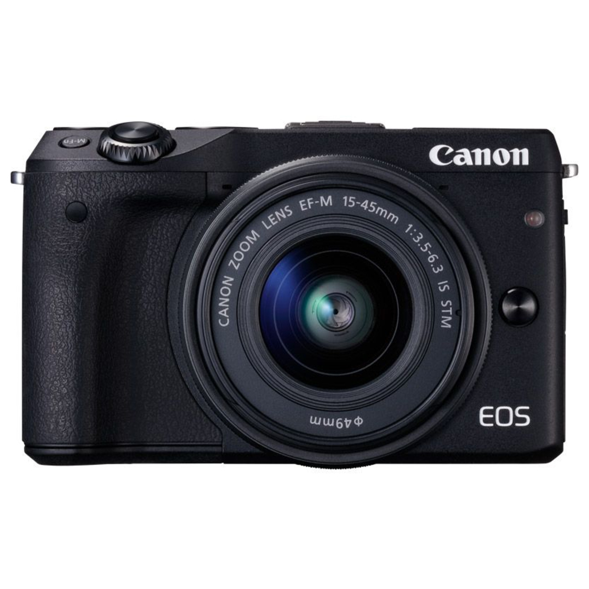 Canon Eos M3 Ef-M 15-45 Stm Kit D'Appareil-Photo Slr 24,2 Mp Cmos 6000 X 4000 Pixels Noir - Bon État