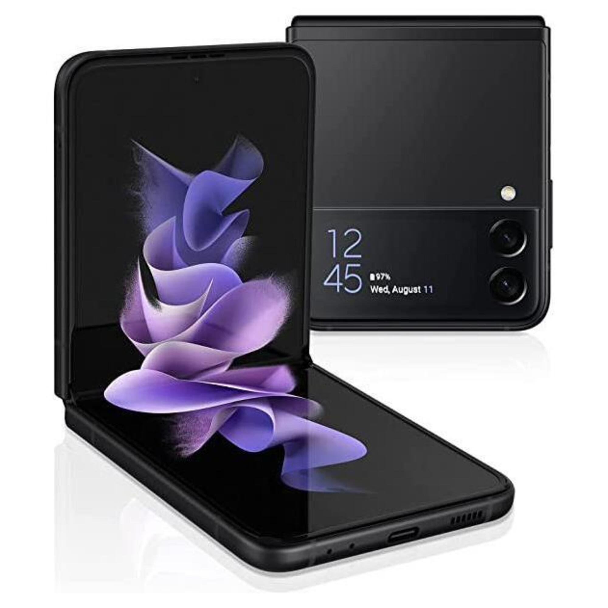 Samsung Galaxy Z Flip3 (5G) 256 Go, Noir, débloqué - Bon état