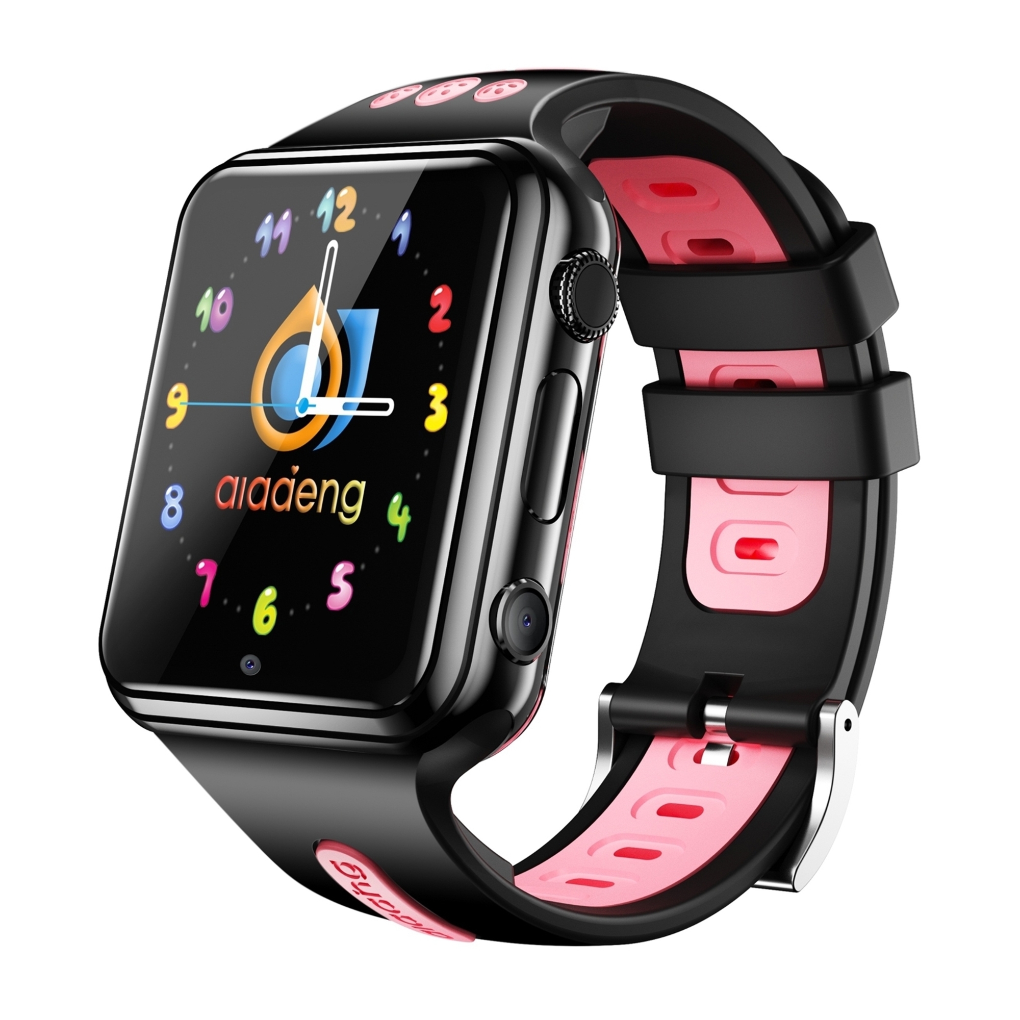 Montre GPS 4G 1.54  Montre Connectée Android 1+8Go Bluetooth WiFi Noire Rose YONIS - Neuf