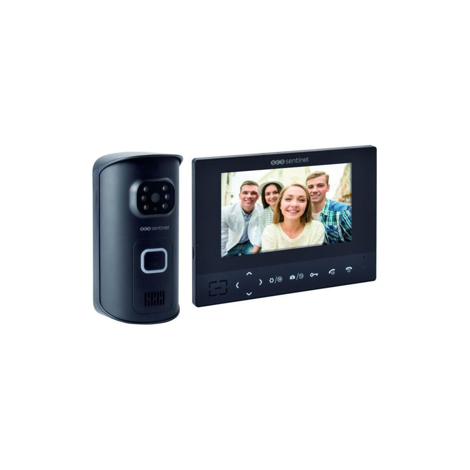 SCS Sentinel Interphone vidéo sans fil 7pouces portée 200 metres Neuf
