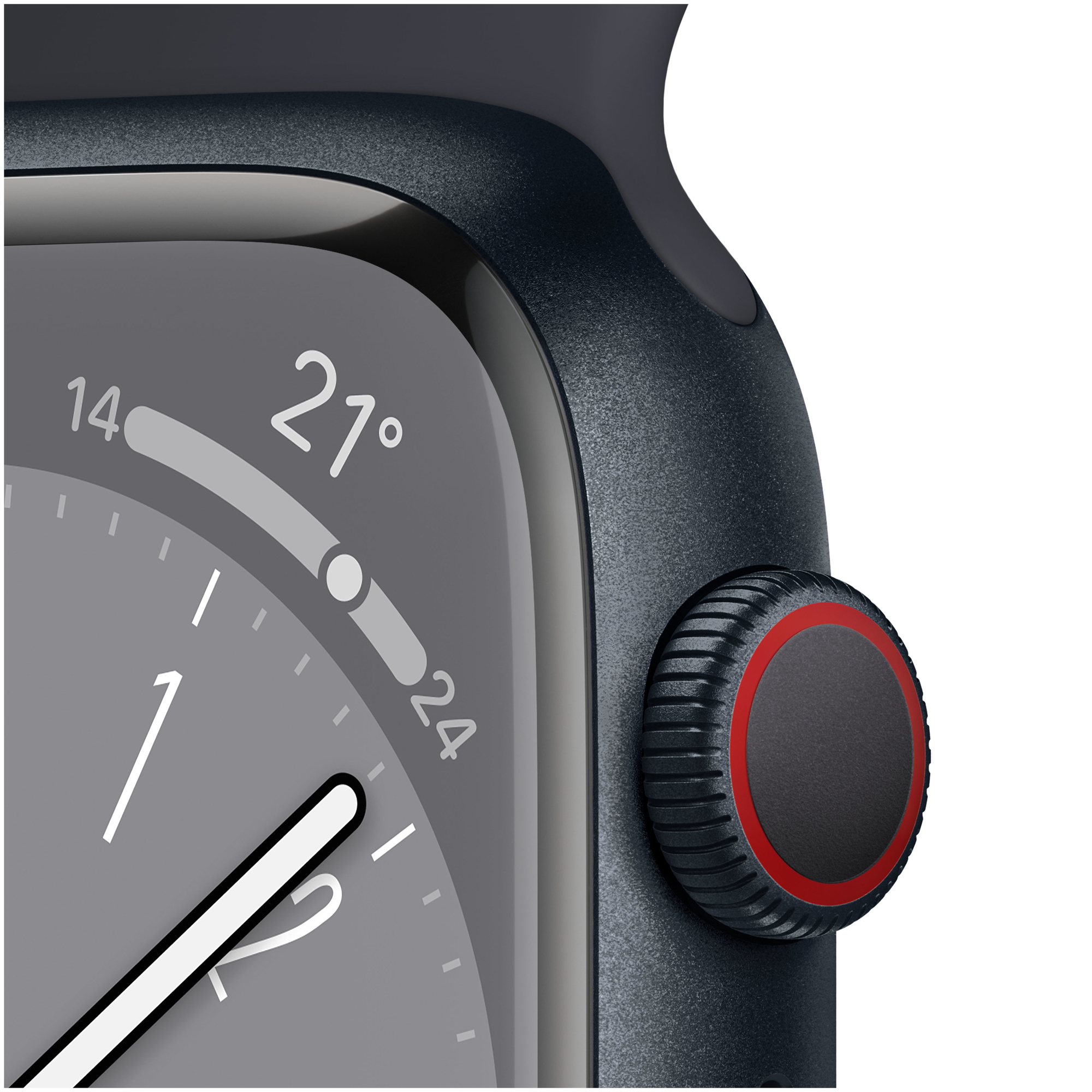 Watch Series 8 OLED 45 mm Boîtier en Aluminium GPS + Cellular Bracelet Sport Neuf - vue 3