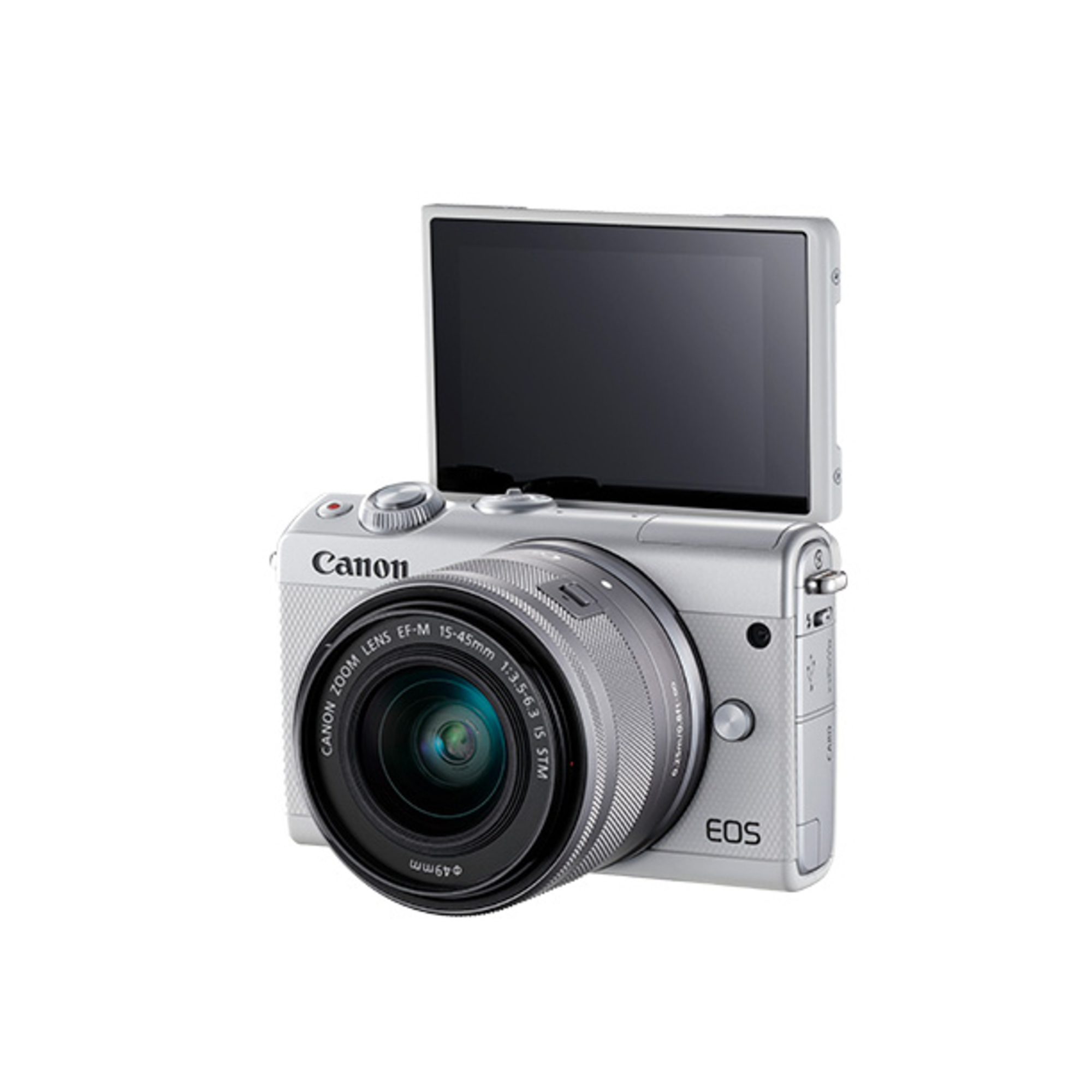 Canon EOS M100 Appareil photo numérique sans miroir 24.2 MP APS C 60 pi 3x zoom optique lentille EF 15 45 mm Wi Fi … - vue 3