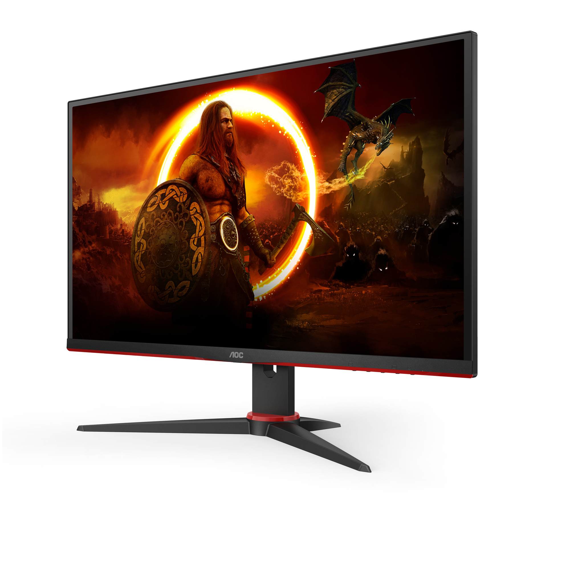 AOC G2 27G2SPAE/BK LED display 68,6 cm (27 ) 1920 x 1080 pixels Full HD Noir, Rouge - Neuf