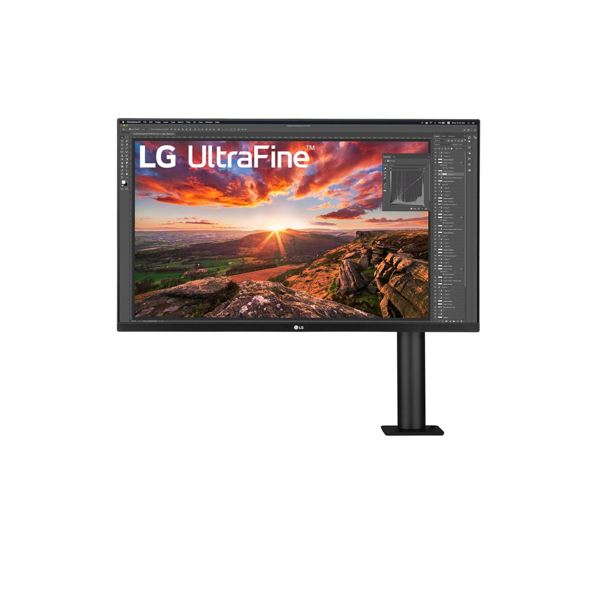 LG 32UN880-B 80 cm (31.5 ) 3840 x 2160 pixels 4K Ultra HD LED Noir - Neuf