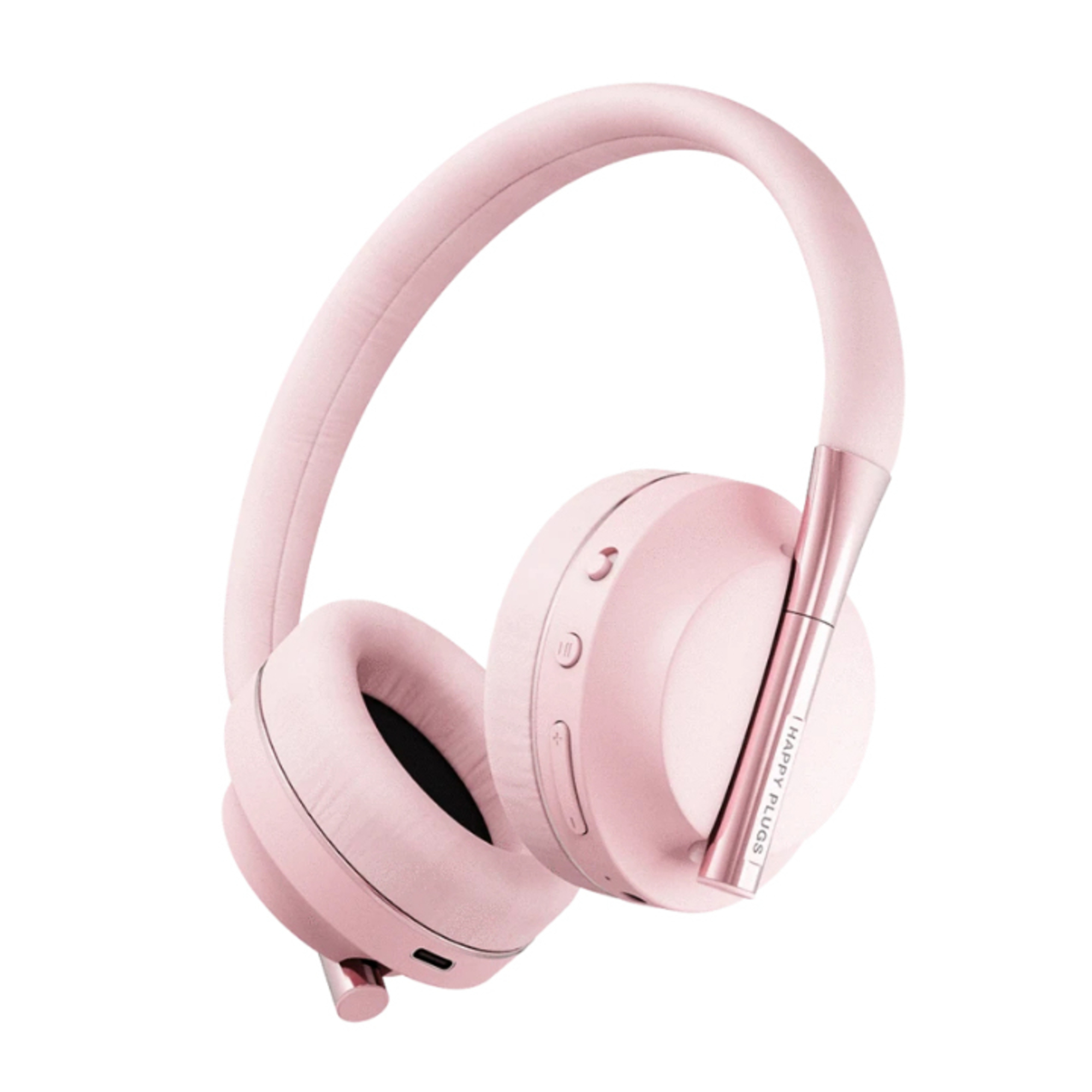 Happy Plugs PLAY Auriculares con cable e inalámbricos USB Tipo-C Bluetooth Diadema oro rosa - nuevo