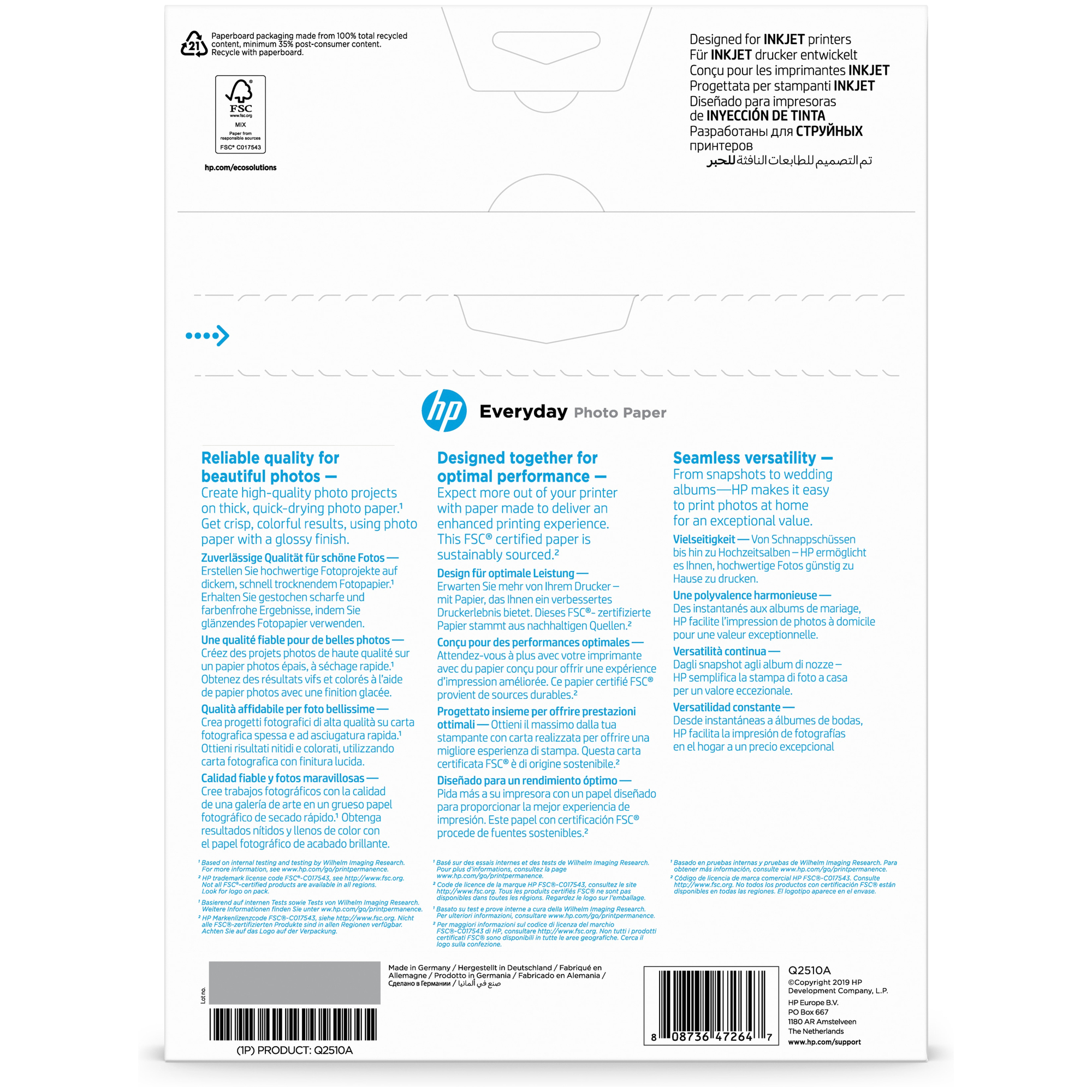 HP Everyday Q2510A - vue 6