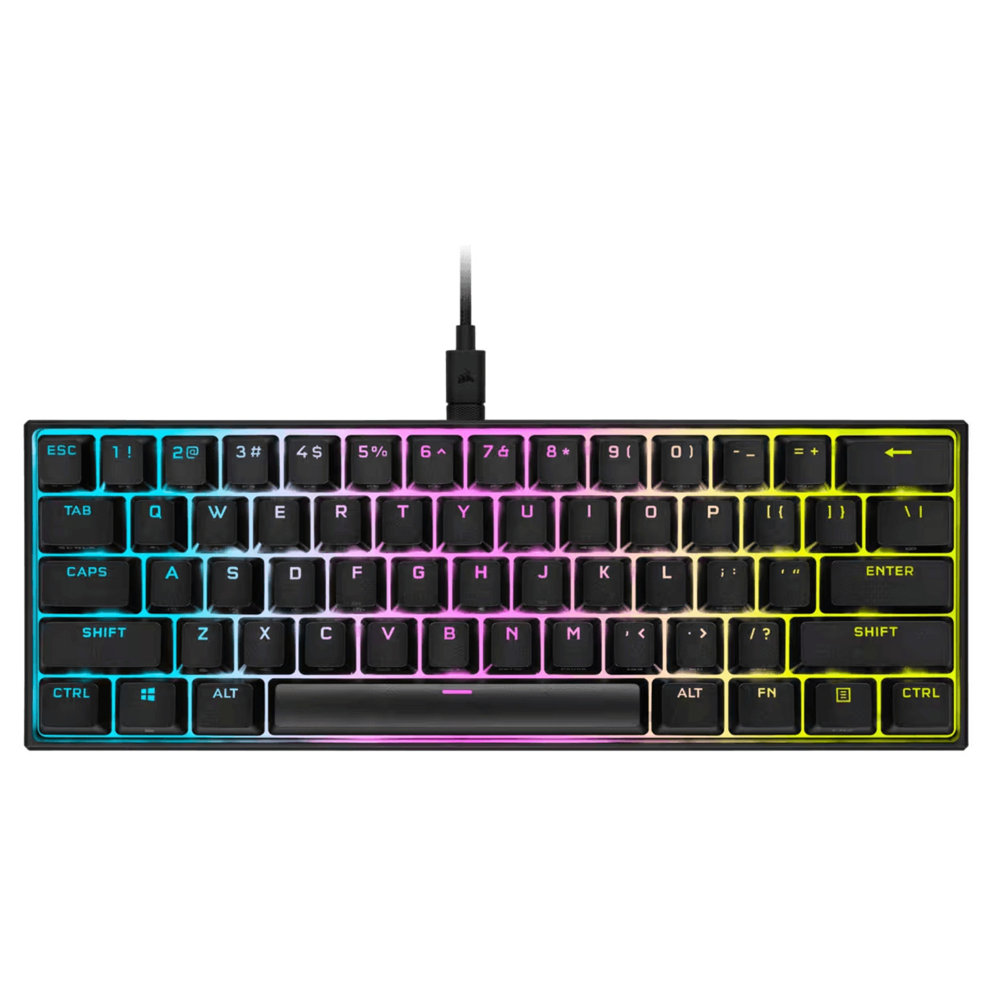 Corsair K65 RGB Mini - Cherry® MX Red FR - Noir - Neuf