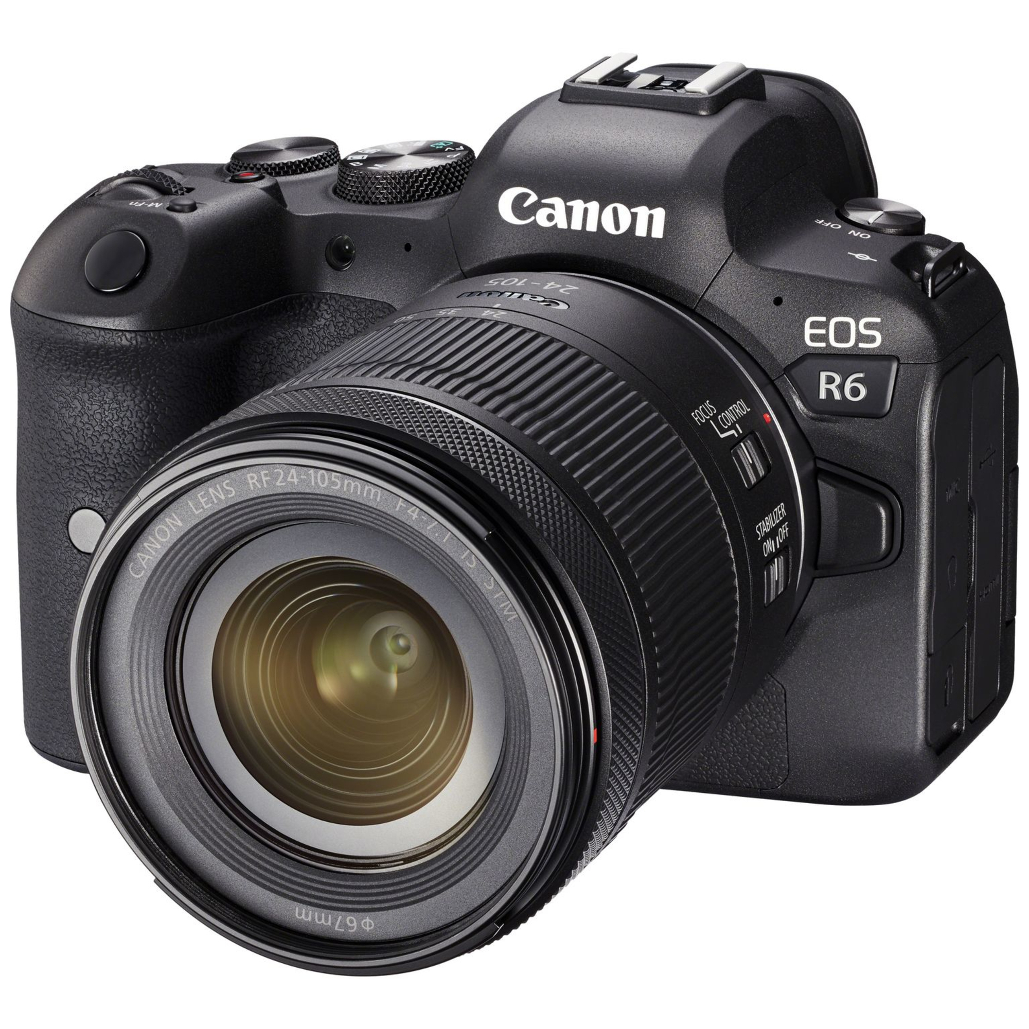 Canon EOS R6 + RF 24-105mm F4-7.1 IS STM MILC 20,1 MP CMOS 5472 x 3648 pixels Noir - Neuf