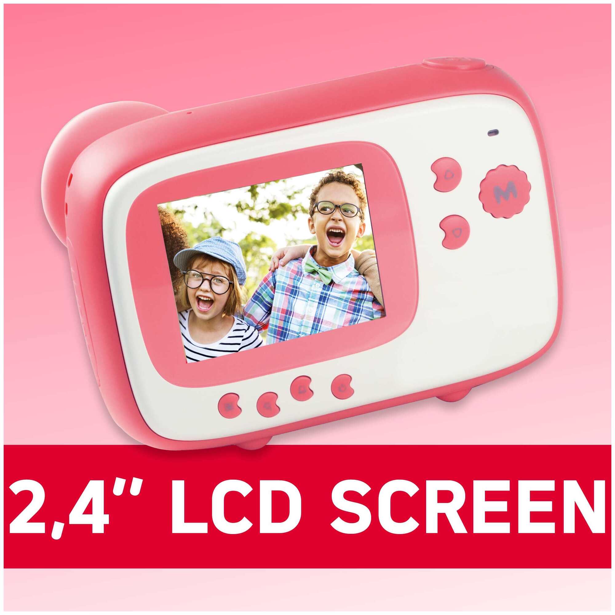 AGFA PHOTO Pack Realikids Instant Cam + 6 rouleaux Papier Thermique ATP3WH supplémentaires Appareil Photo Instantané Enfant Ecran LCD 2 4' Batterie Lithium Miroir Selfie et filtre photo Neuf - vue 3