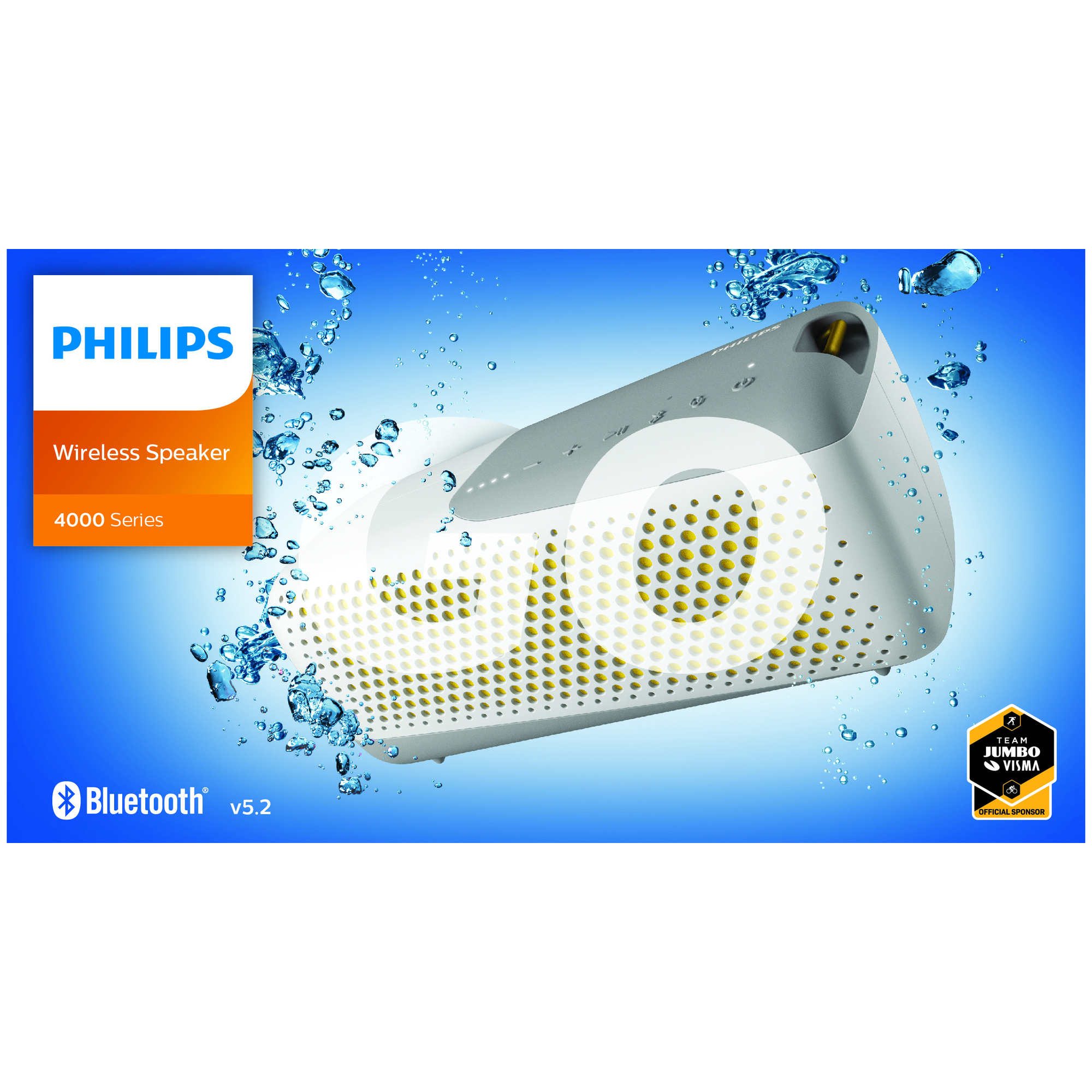 Philips Wireless speaker Enceinte portable mono Blanc 10 W - Neuf