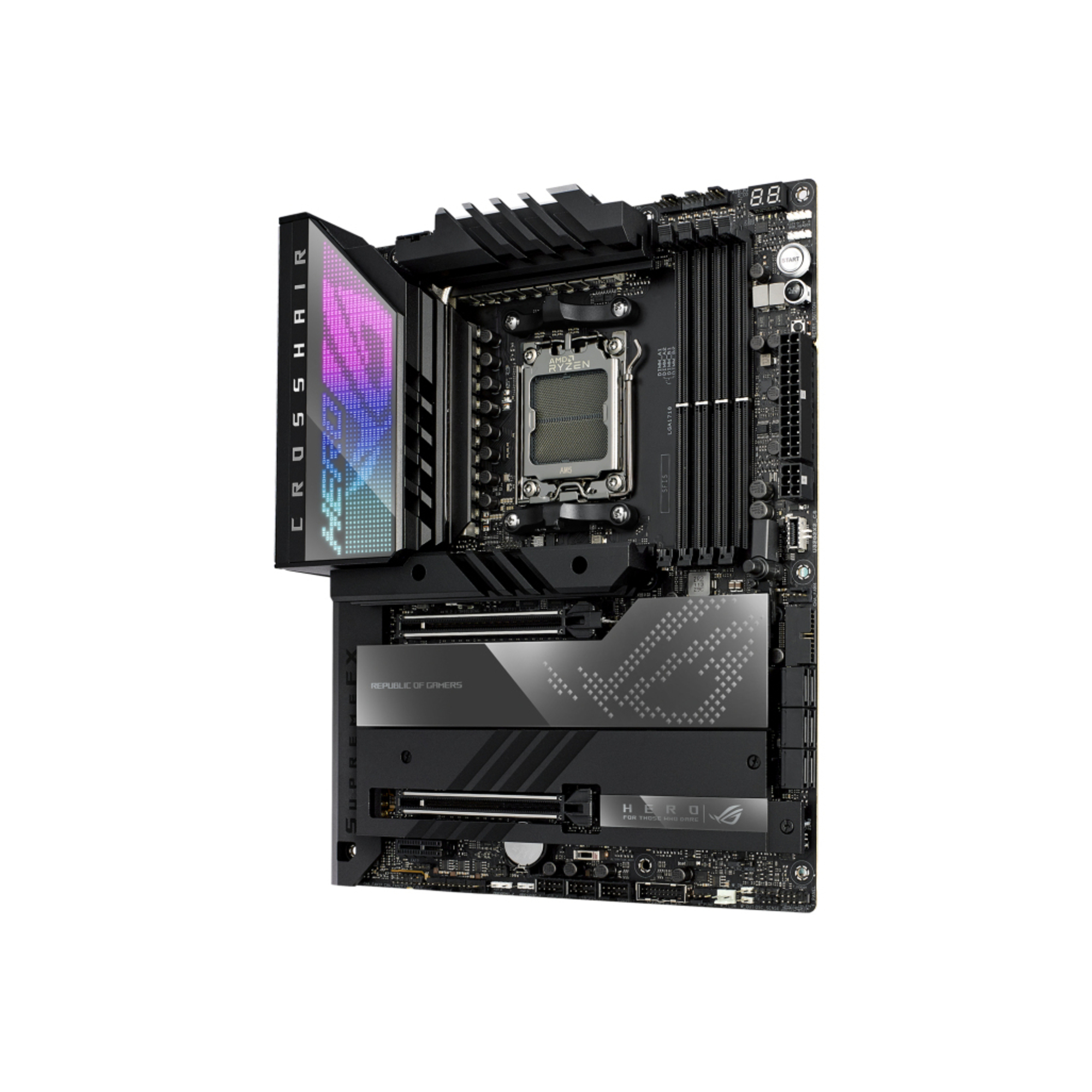 ASUS ROG CROSSHAIR X670E HERO AMD X670 Emplacement AM5 ATX - Neuf