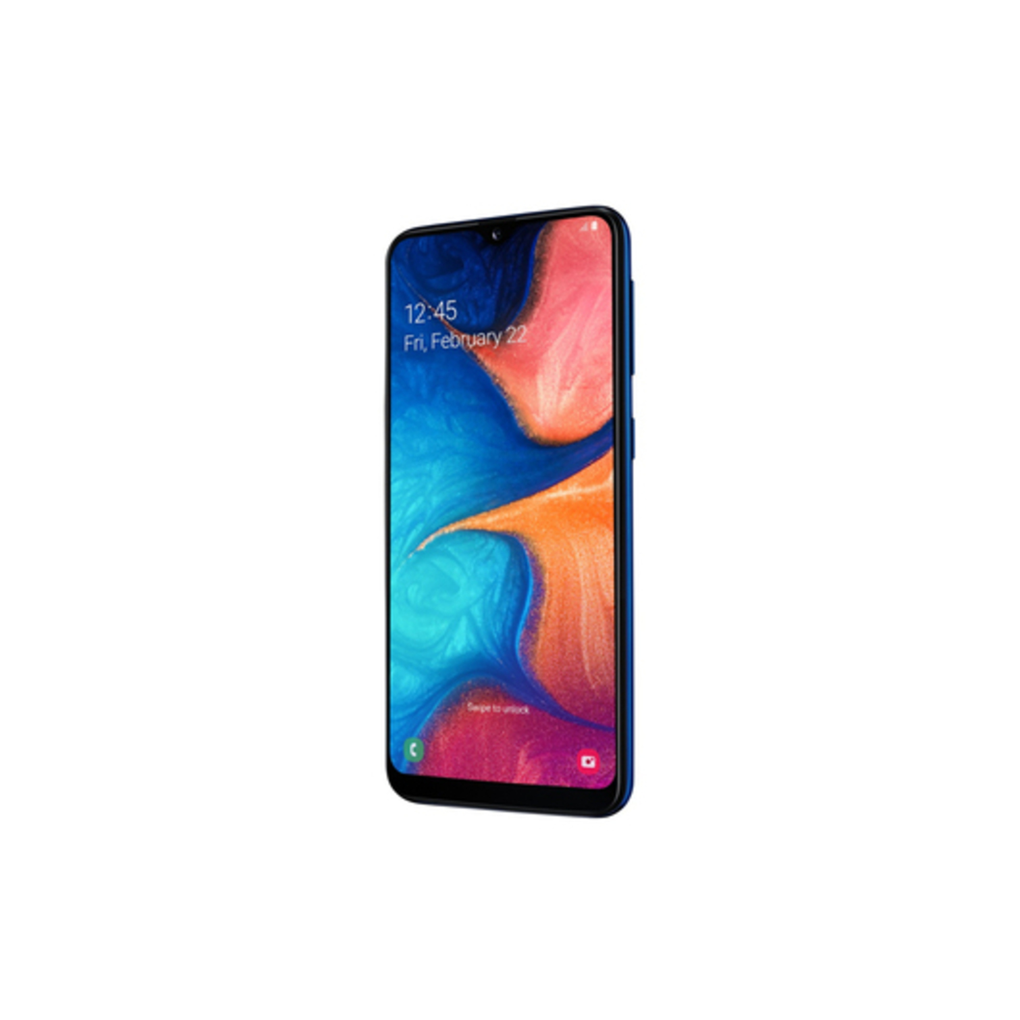 Galaxy A20e (2019) 32 Go, Bleu, débloqué - Neuf