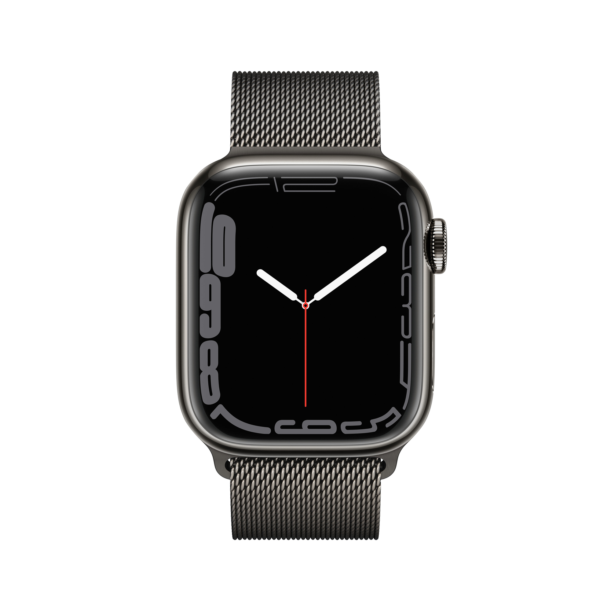 Apple Watch Series 7 OLED 45 mm Numérique Écran tactile 4G Graphite Wifi GPS (satellite), graphite - Neuf