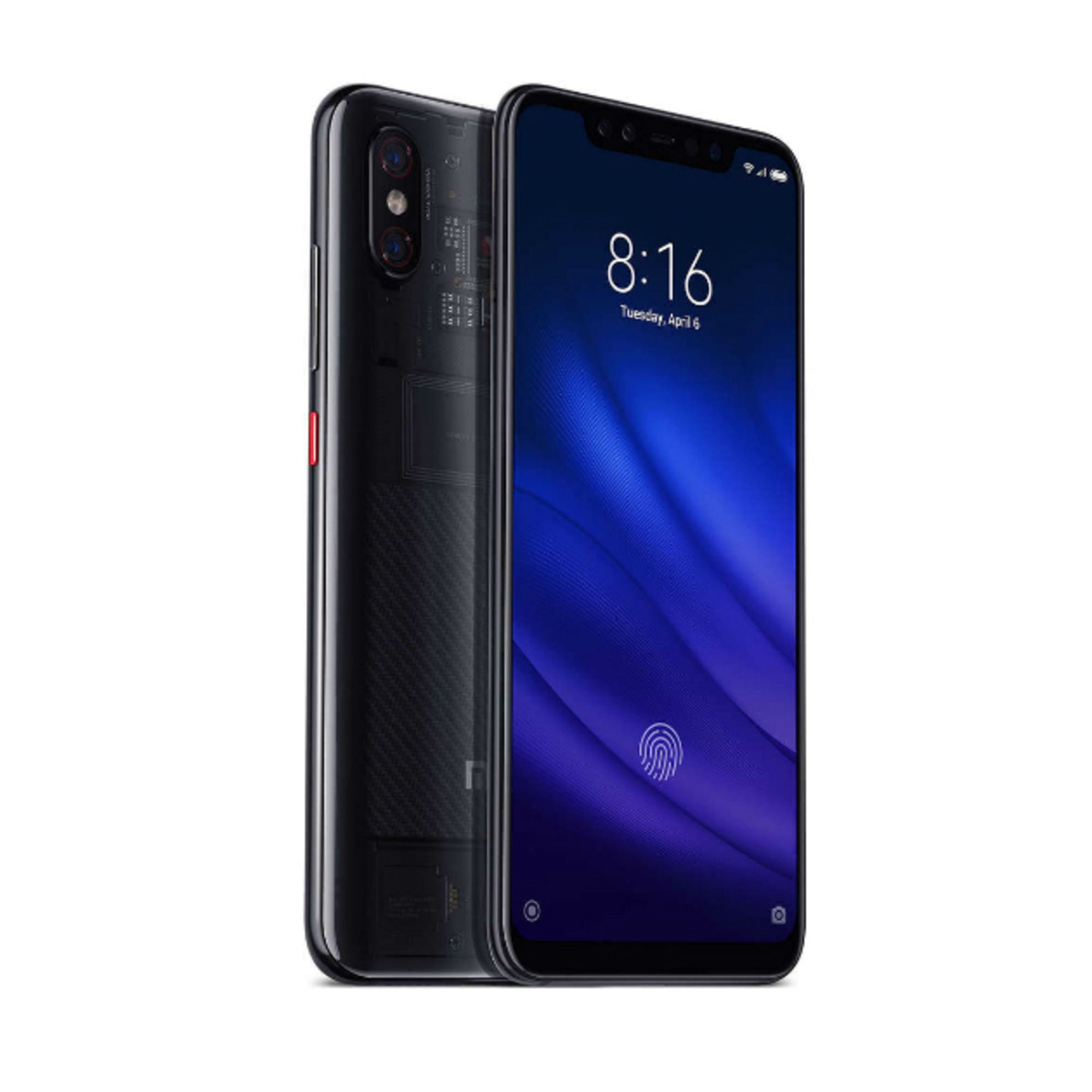 Mi 8 Pro 128 Go, Titane, Transparent, débloqué - Bon état