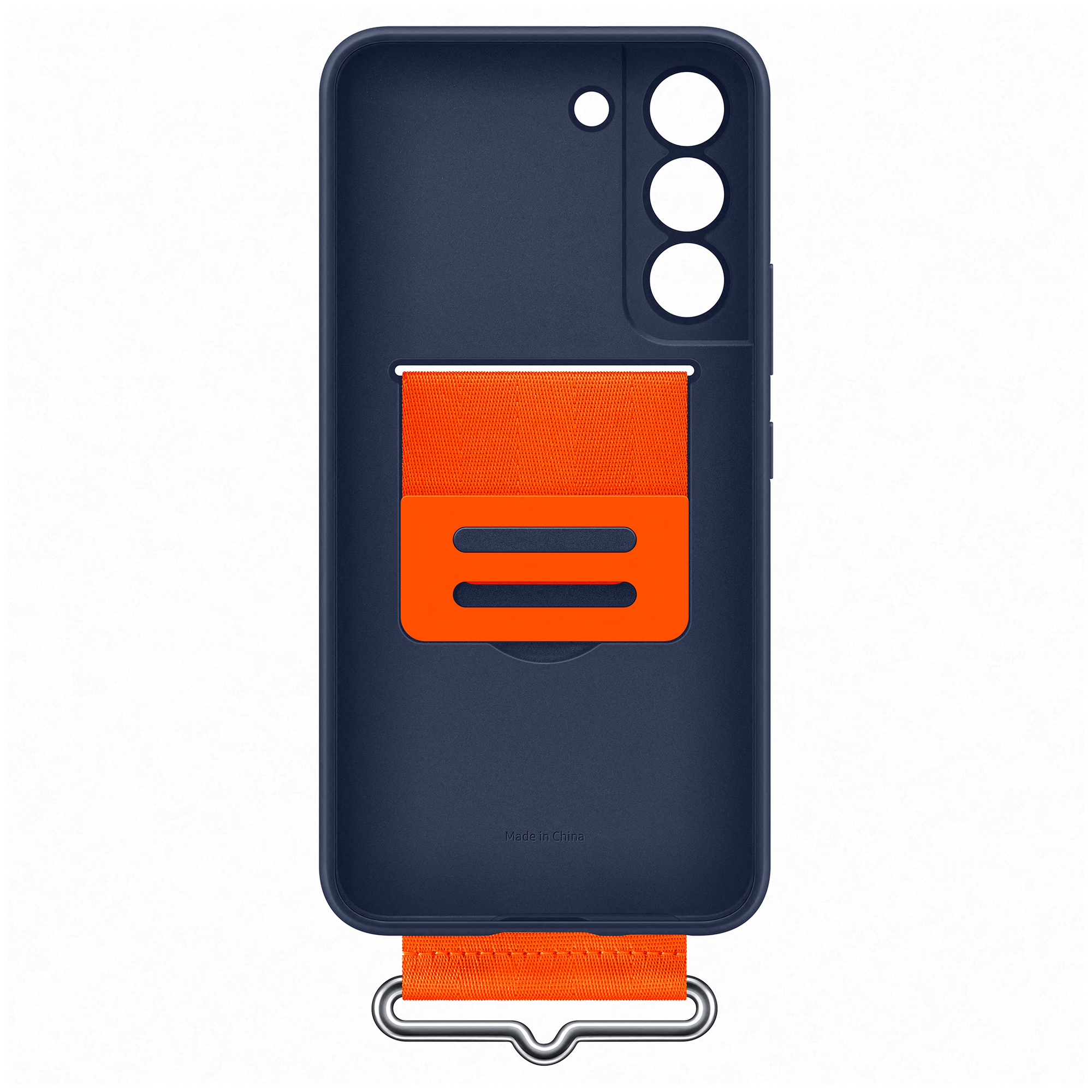 Samsung Coque G S22 5G Silicone avec lanière Bleu marine Bleu - vue 4