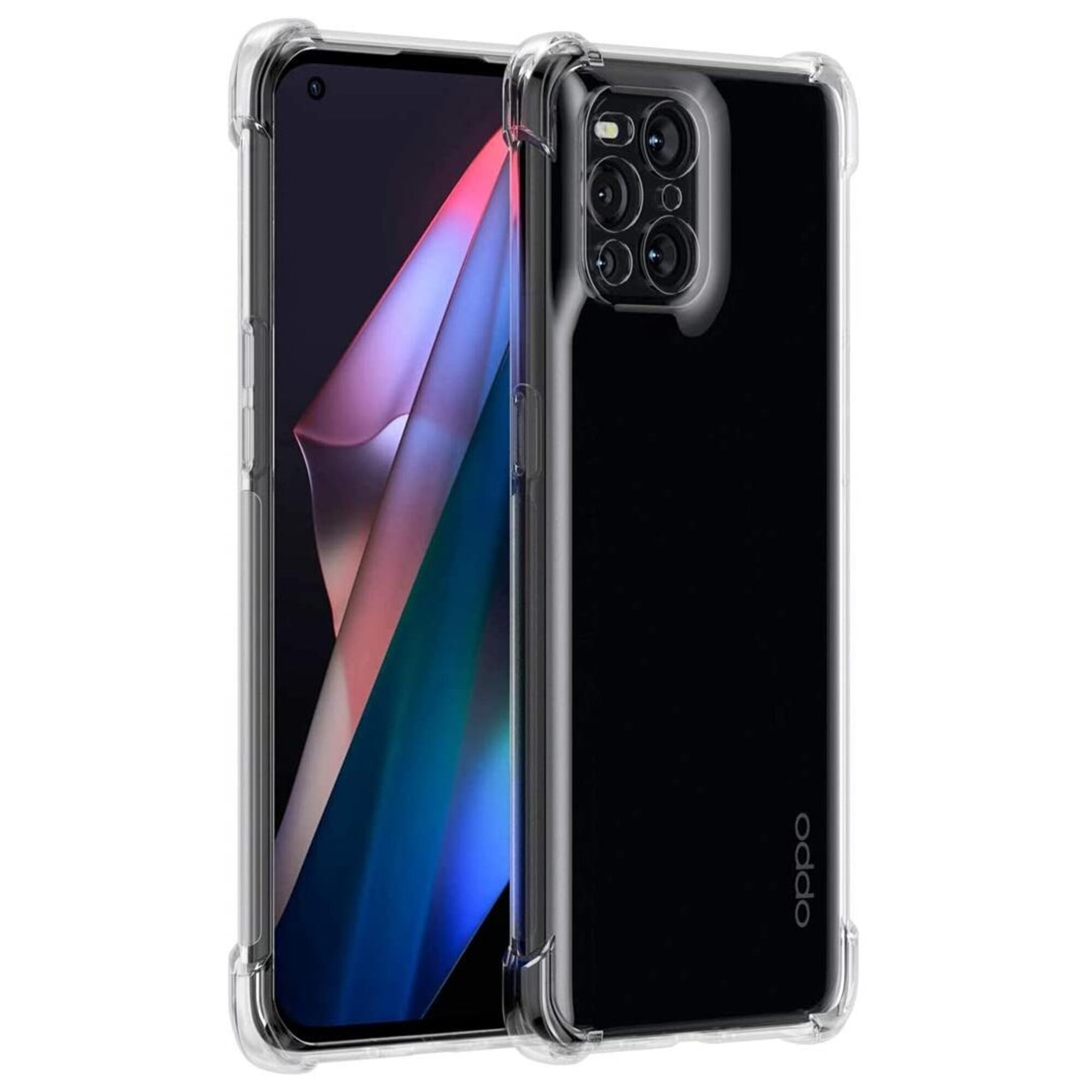 XEPTIO OPPO Find X3 Pro 5G coque tpu transparente antichoc - Neuf
