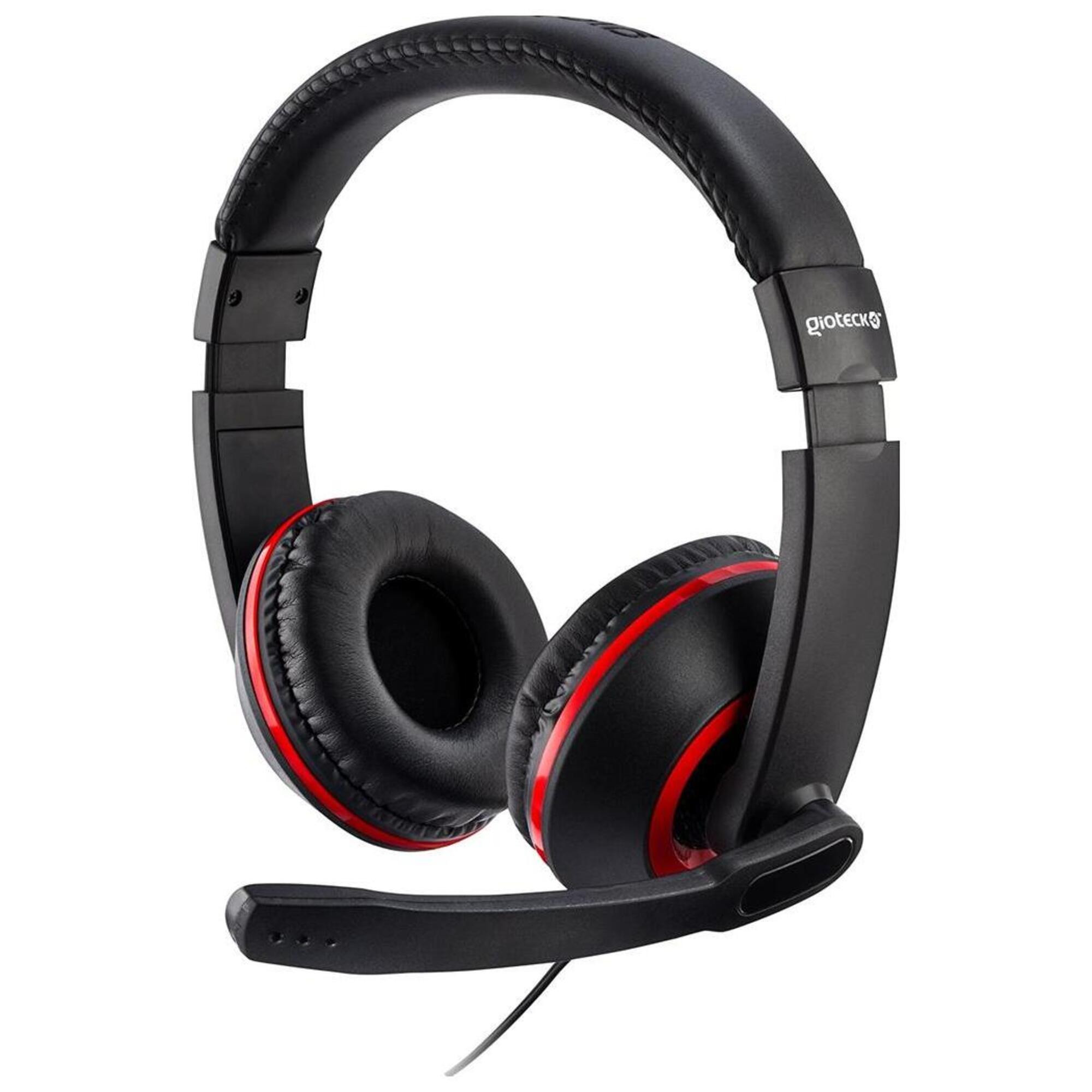 Gioteck XH100 Micro Casque Gaming Stéréo Rouge - Neuf