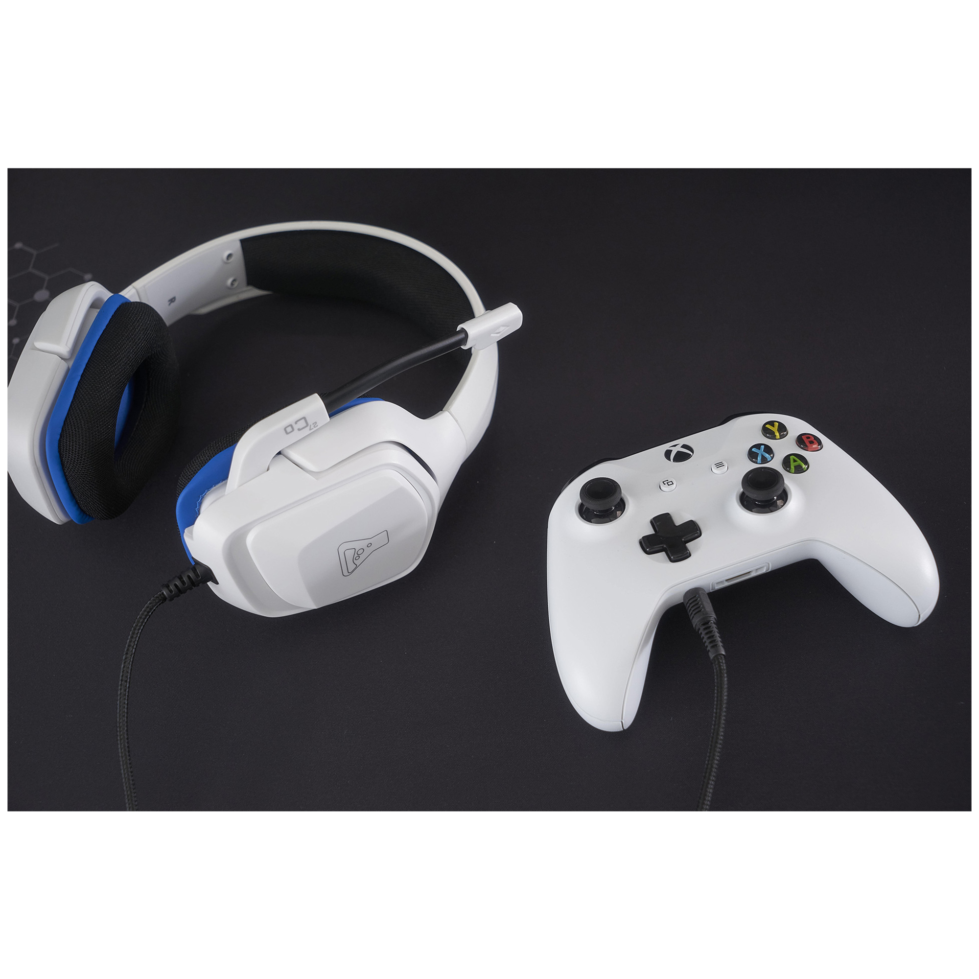 The G-Lab Korp Cobalt Casque Avec fil Arceau Jouer Blanc - Neuf