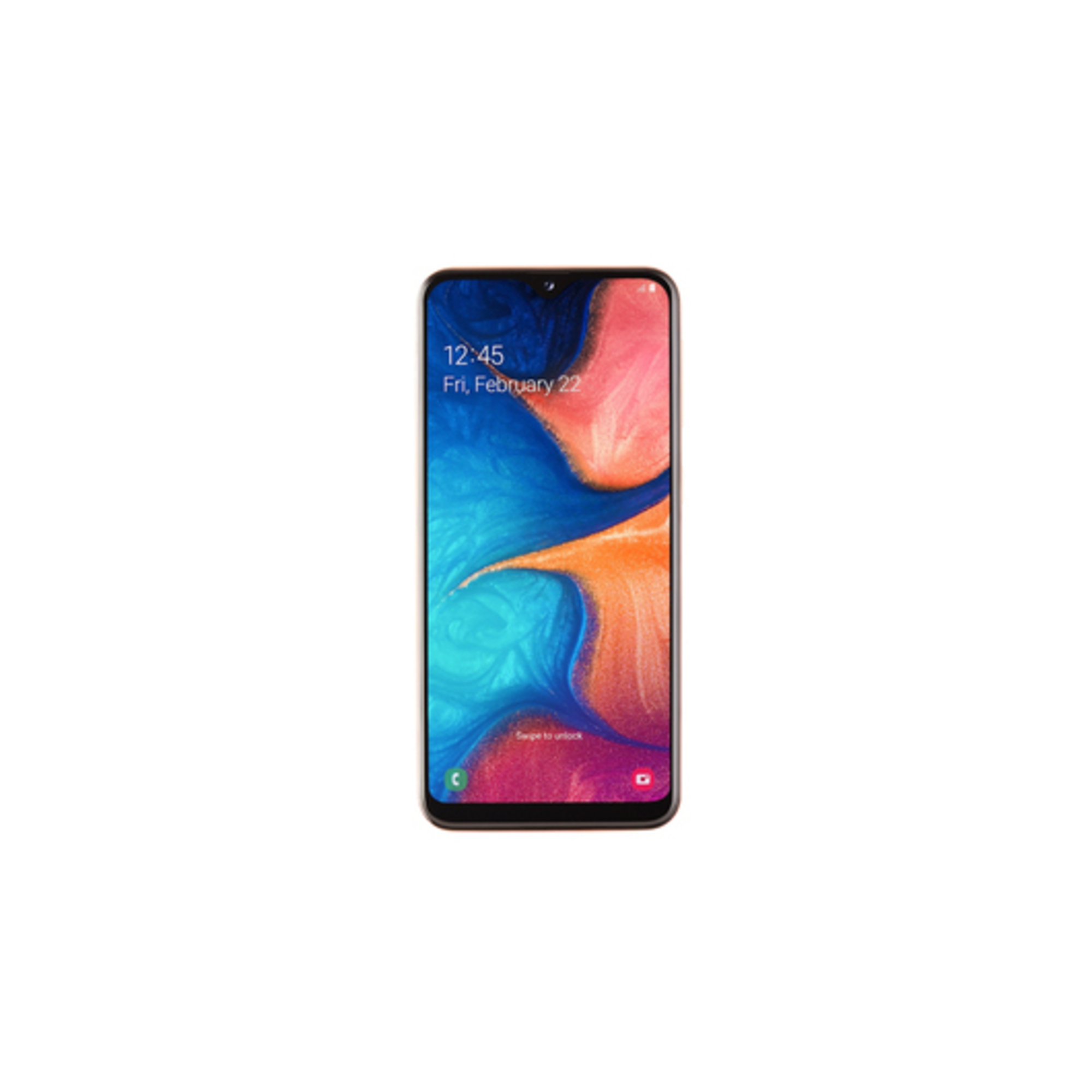 Galaxy A20e (2019) 32 Go, Corail, débloqué - Très bon état