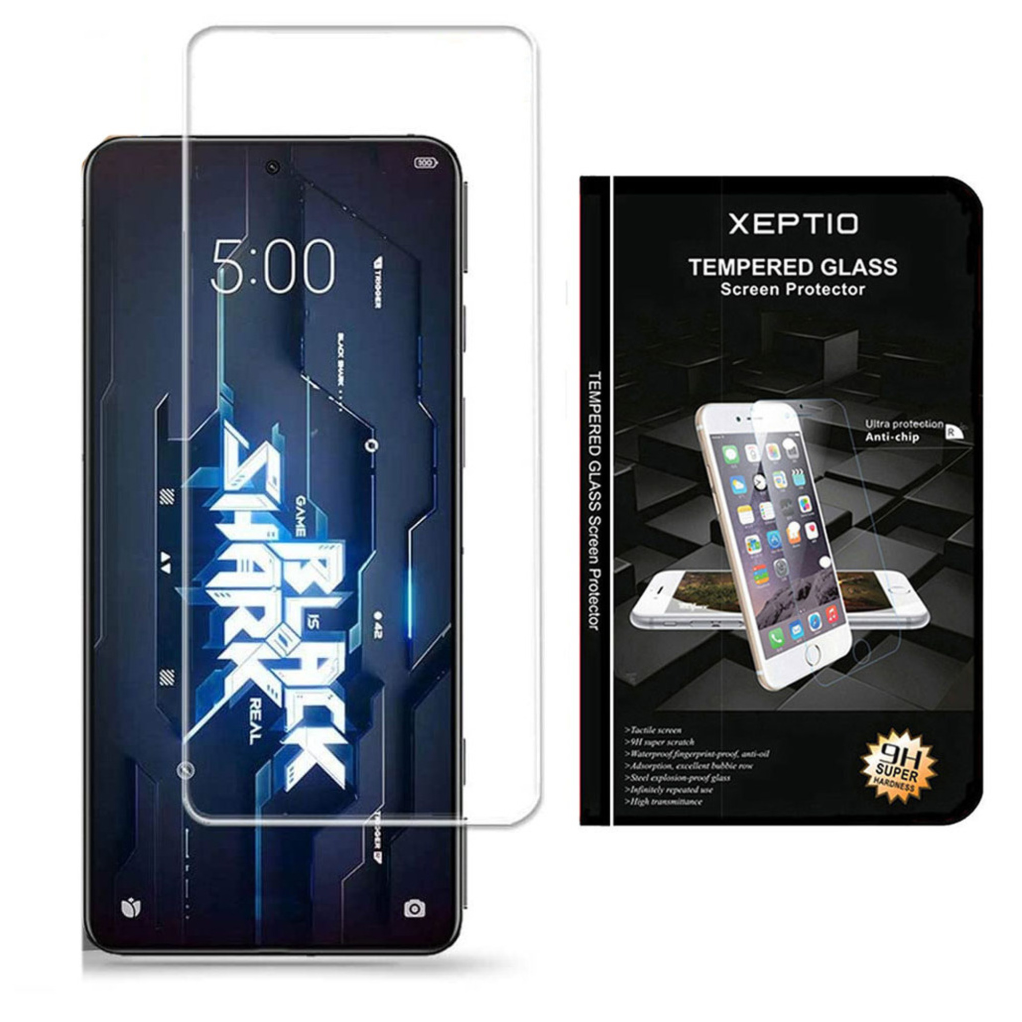 Protection écran Vitre en verre trempé pour Xiaomi Black Shark 5 5G  -  XEPTIO - Neuf