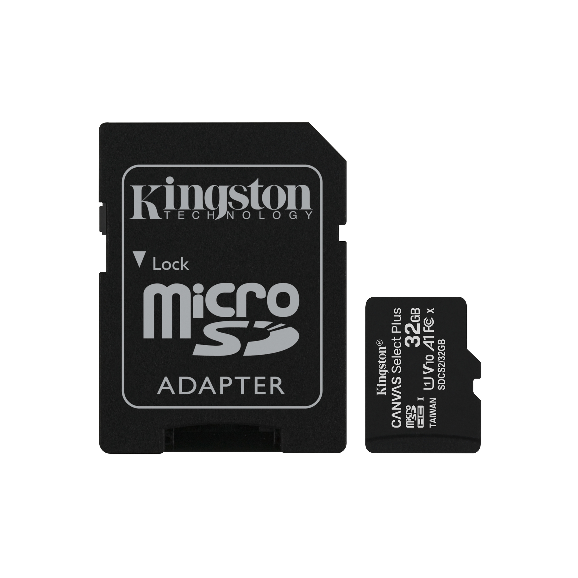 Kingston Technology Carte micSDHC Canvas Select Plus 100R A1 C10 de 32 Go + ADP - Neuf