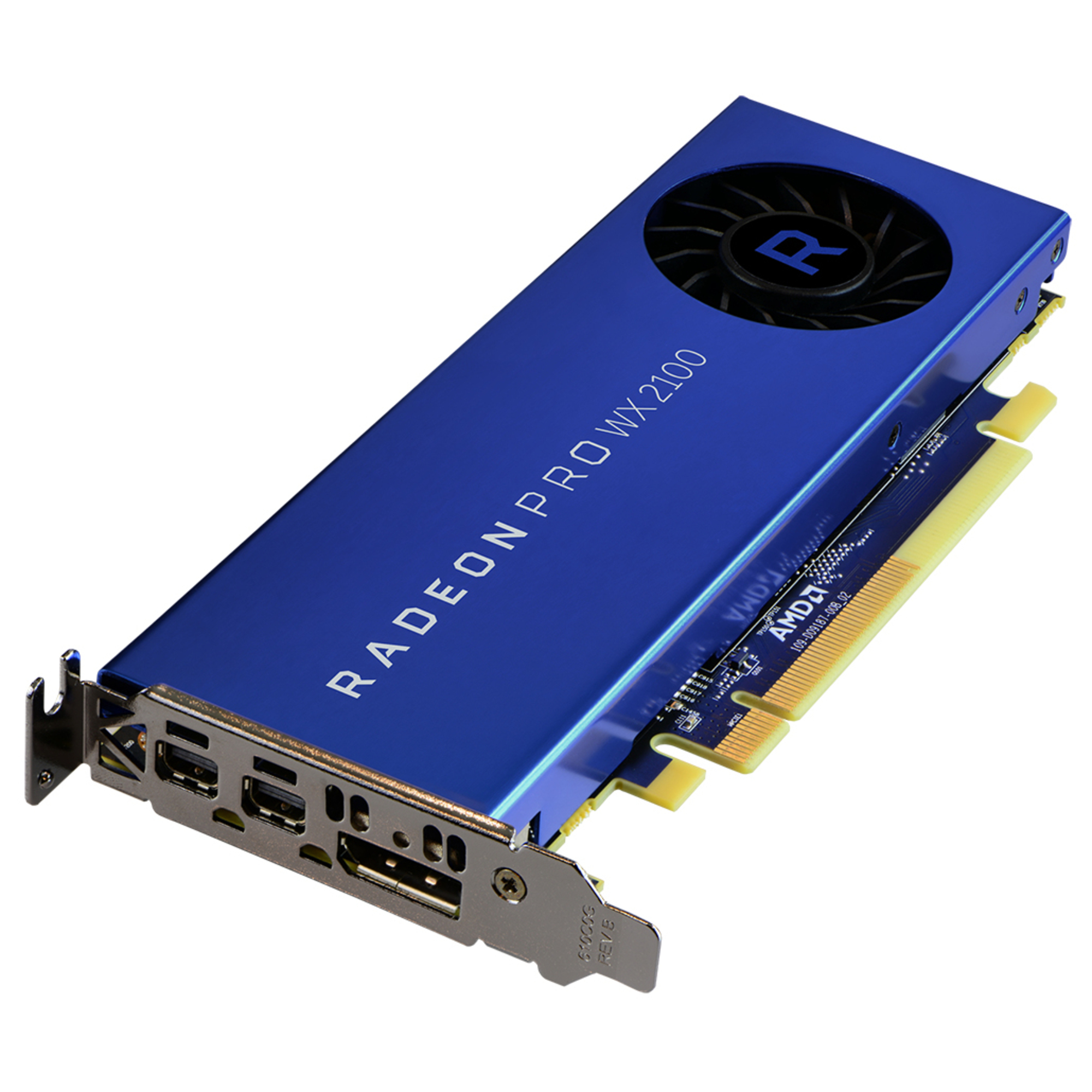 AMD Radeon Pro WX 2100 Carte graphique Radeon Pro WX 2100 2 Go GDDR5 PCIe 3.0 x16 2 x Mini DisplayPort DisplayPort - vue 7