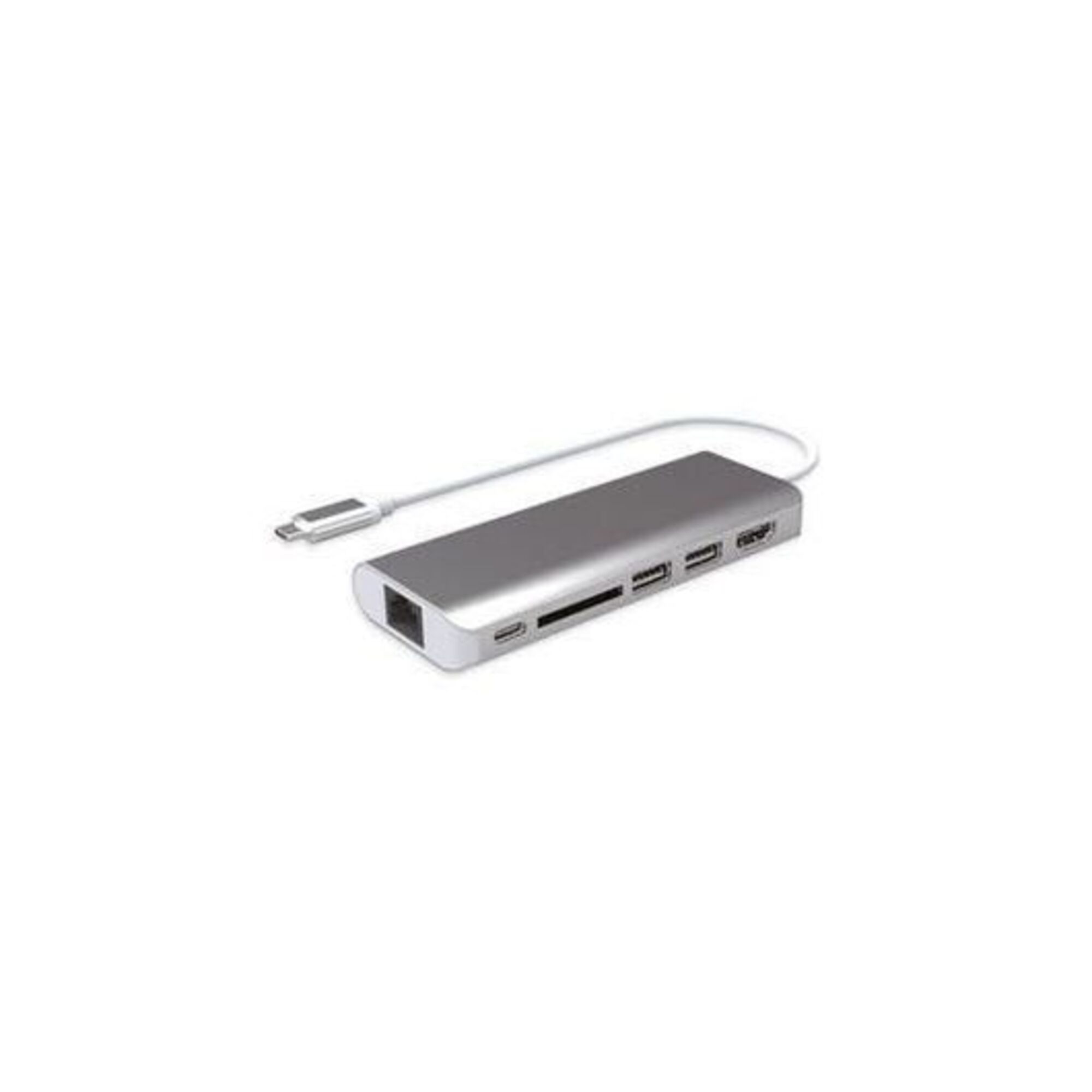 Mobility Lab - ML309880 - Mini dock USB-C power delivery - 6 en 1 -  HDMI Hub usb 3.0 card reader - Gris Sideral - Neuf