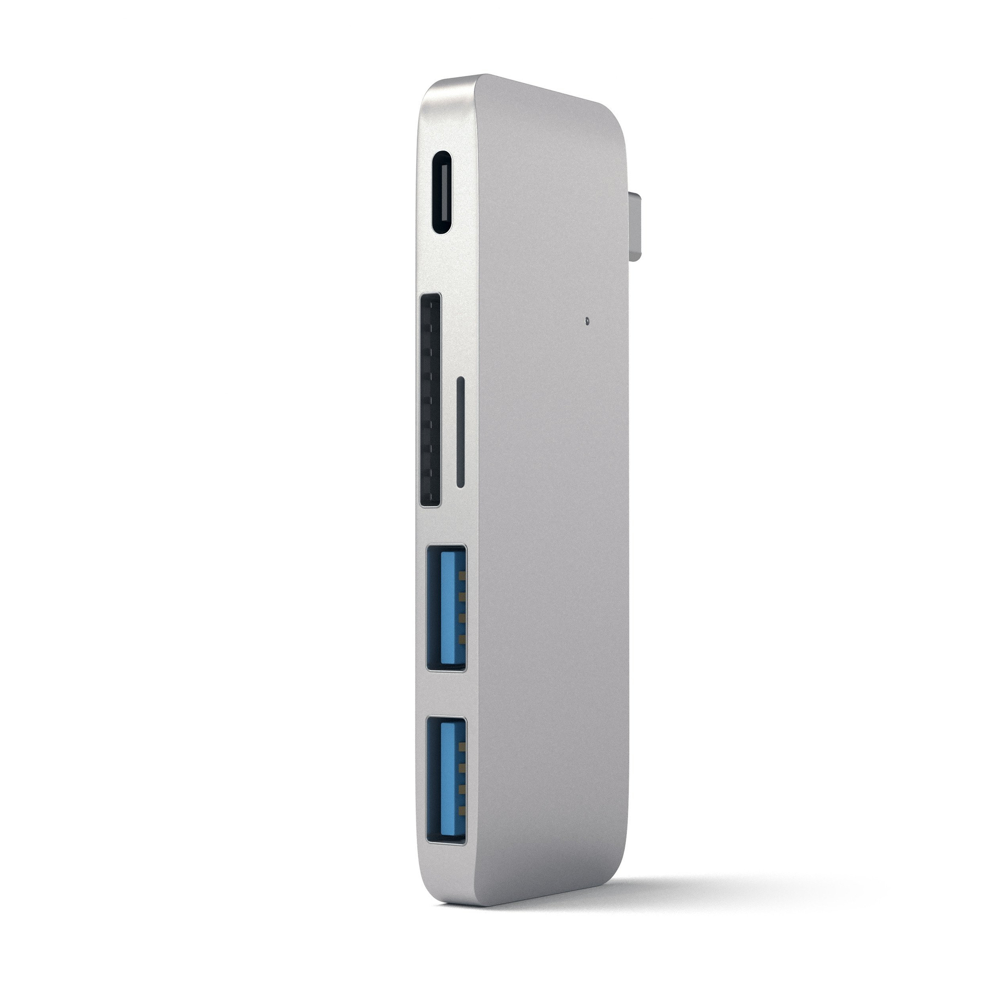 Satechi Hub USB-C vers USB 3.0 / Carte SD / USB-C - Argent