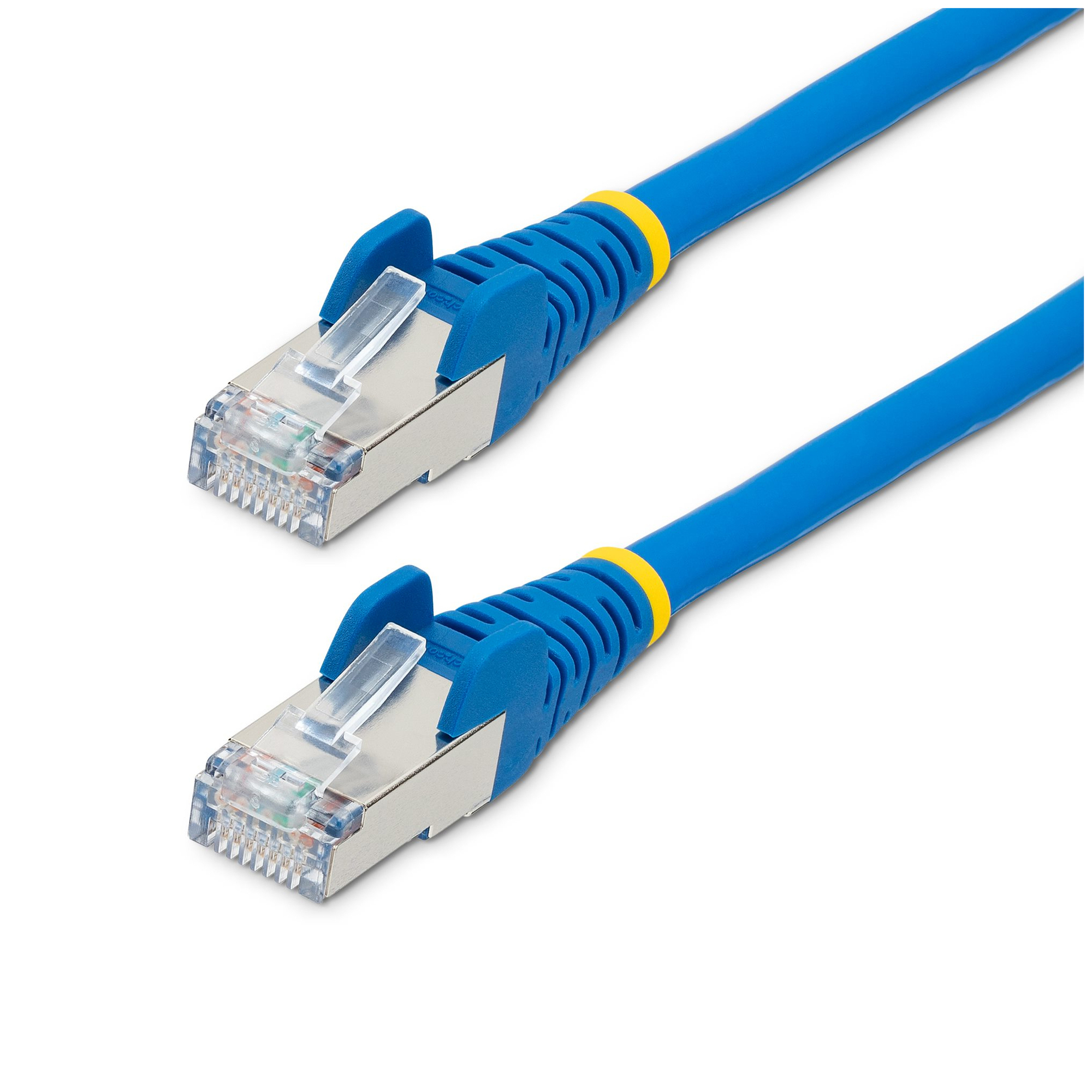 StarTech.com Câble Ethernet CAT6a 7 5m Low Smoke Zero Halogen LSZH 10 Gigabit 500MHz PoE RJ45 /FTP Cordon de Raccordement Réseau Snagless avec Décharge de Tension Neuf