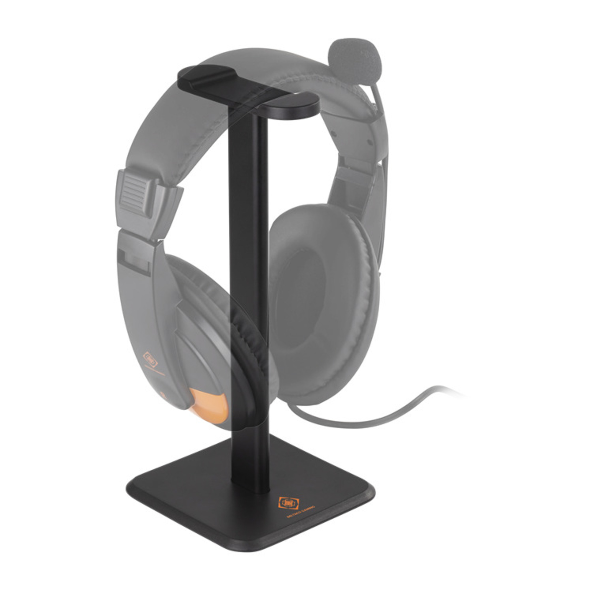 DELTACO GAMING - Support pour casque en aluminium, noir - Neuf