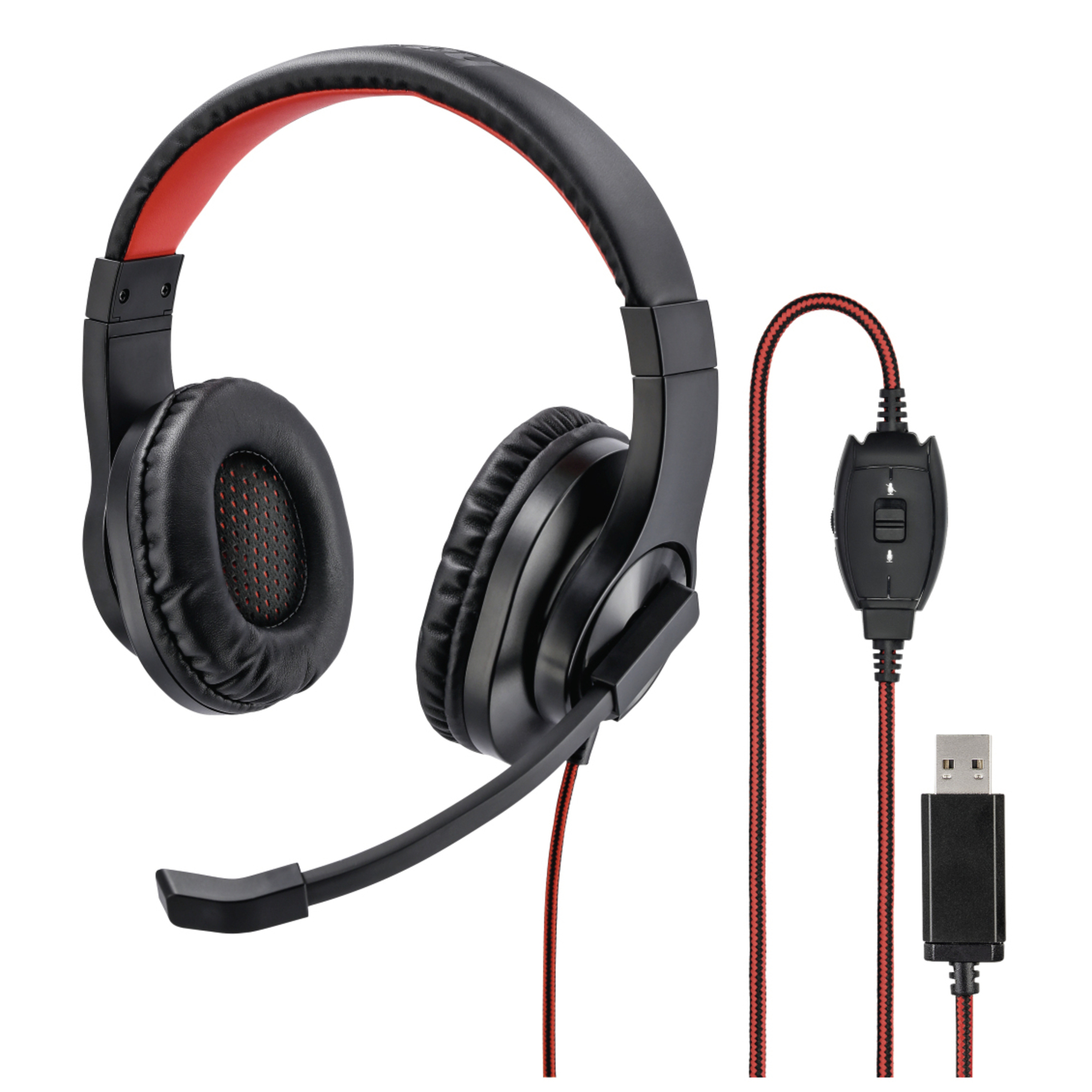 Hama USB HS-USB400 avec microphone Noir - vue 2