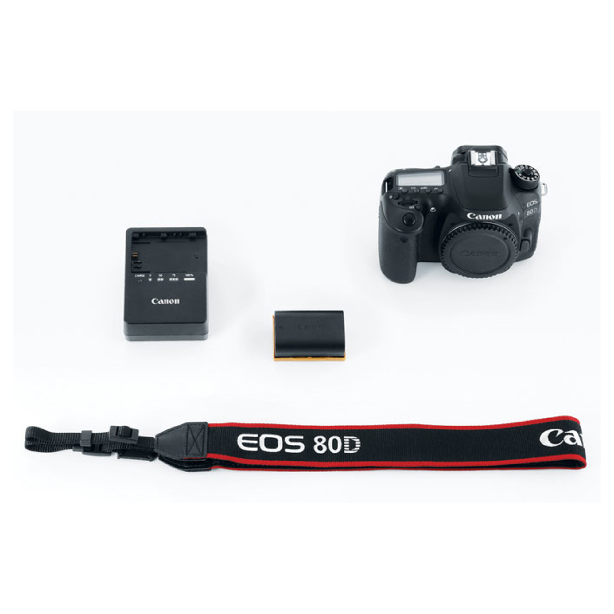 Canon EOS 80D Boîtier d'appareil-photo SLR 24,2 MP CMOS 6000 x 4000 pixels Noir - Neuf