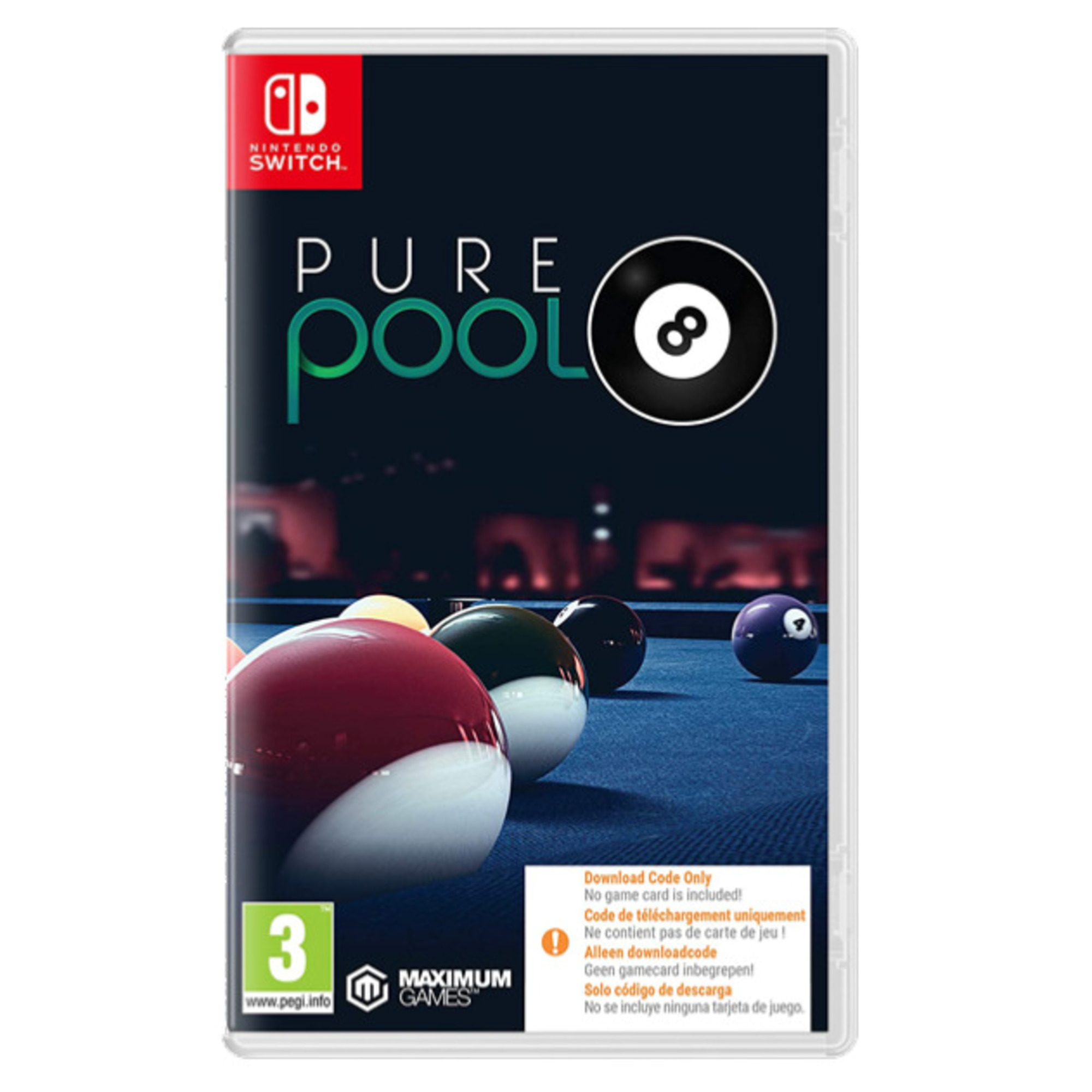 Pure Pool NINTENDO SWITCH Code de téléchargement Neuf